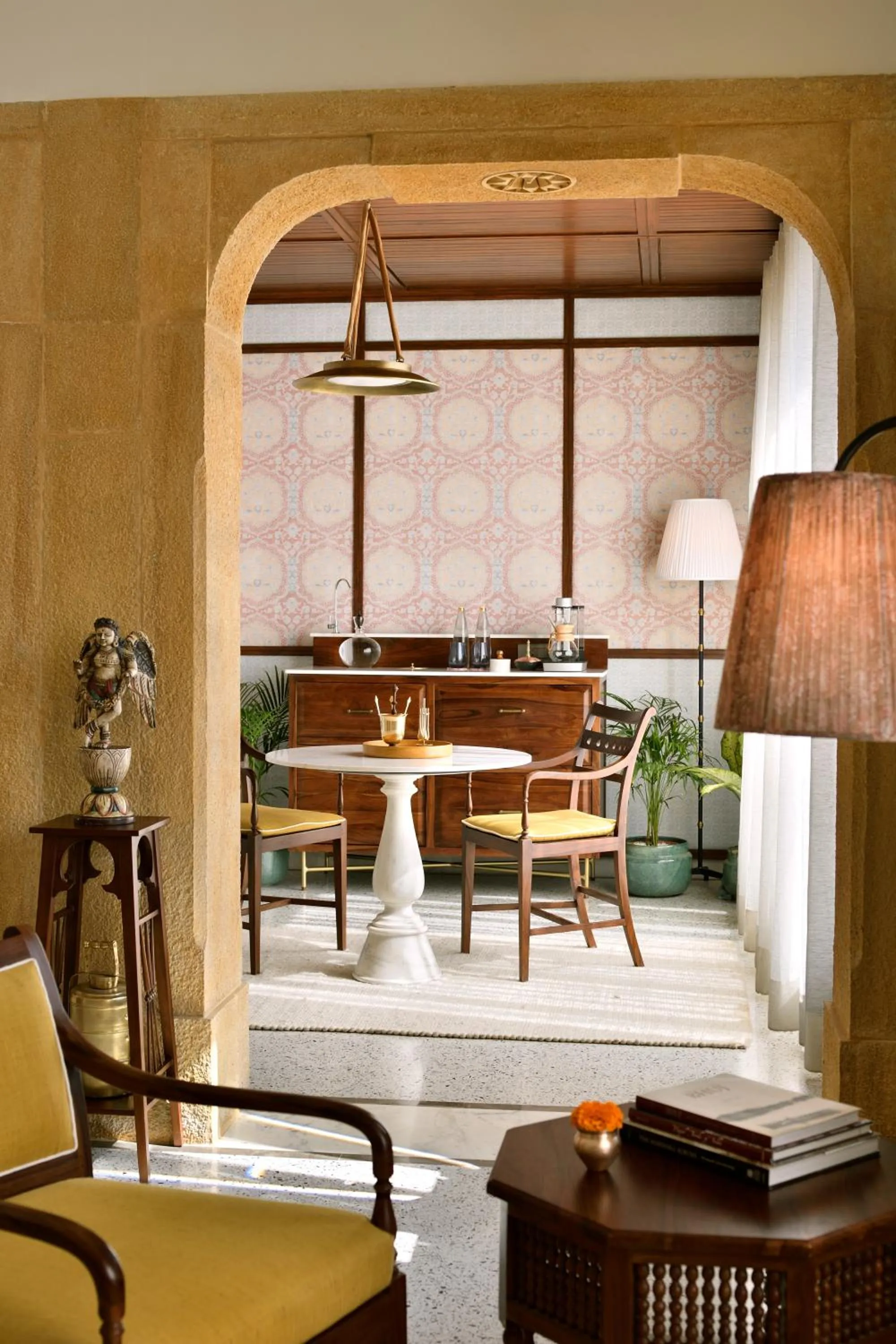 Living room in Suryagarh Jaisalmer