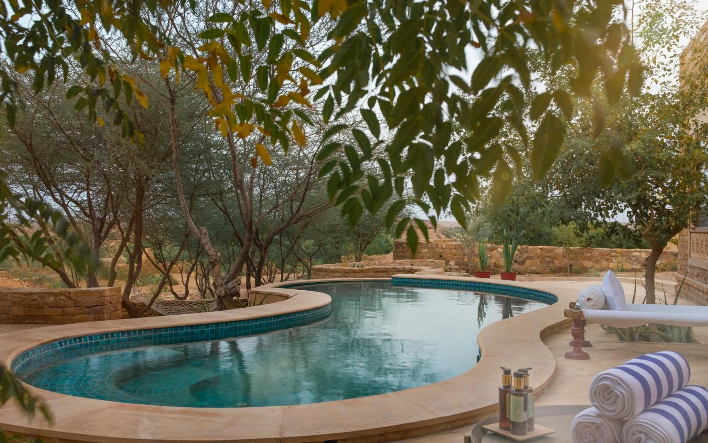 Swimming pool in Suryagarh Jaisalmer