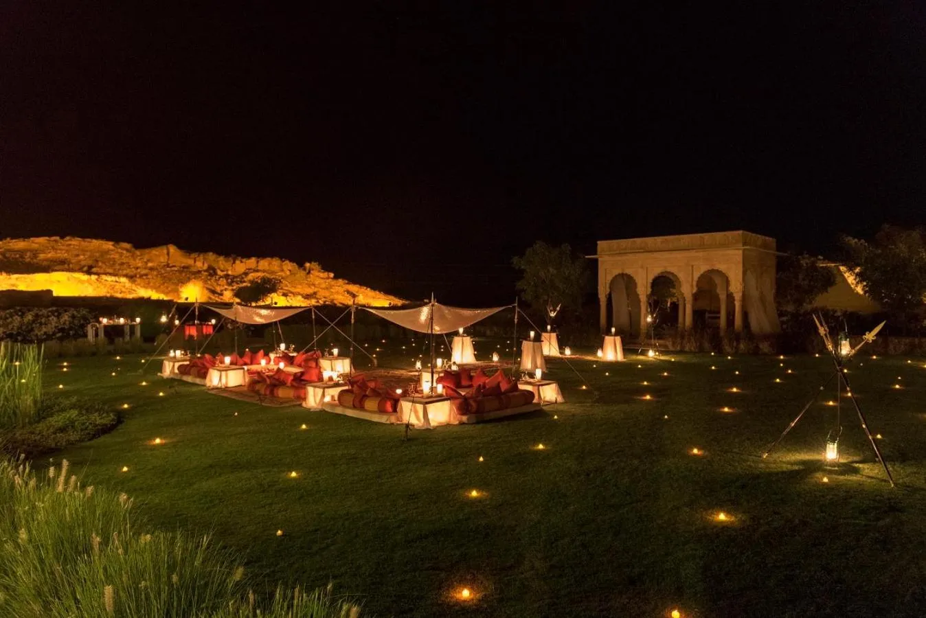 On site in Suryagarh Jaisalmer