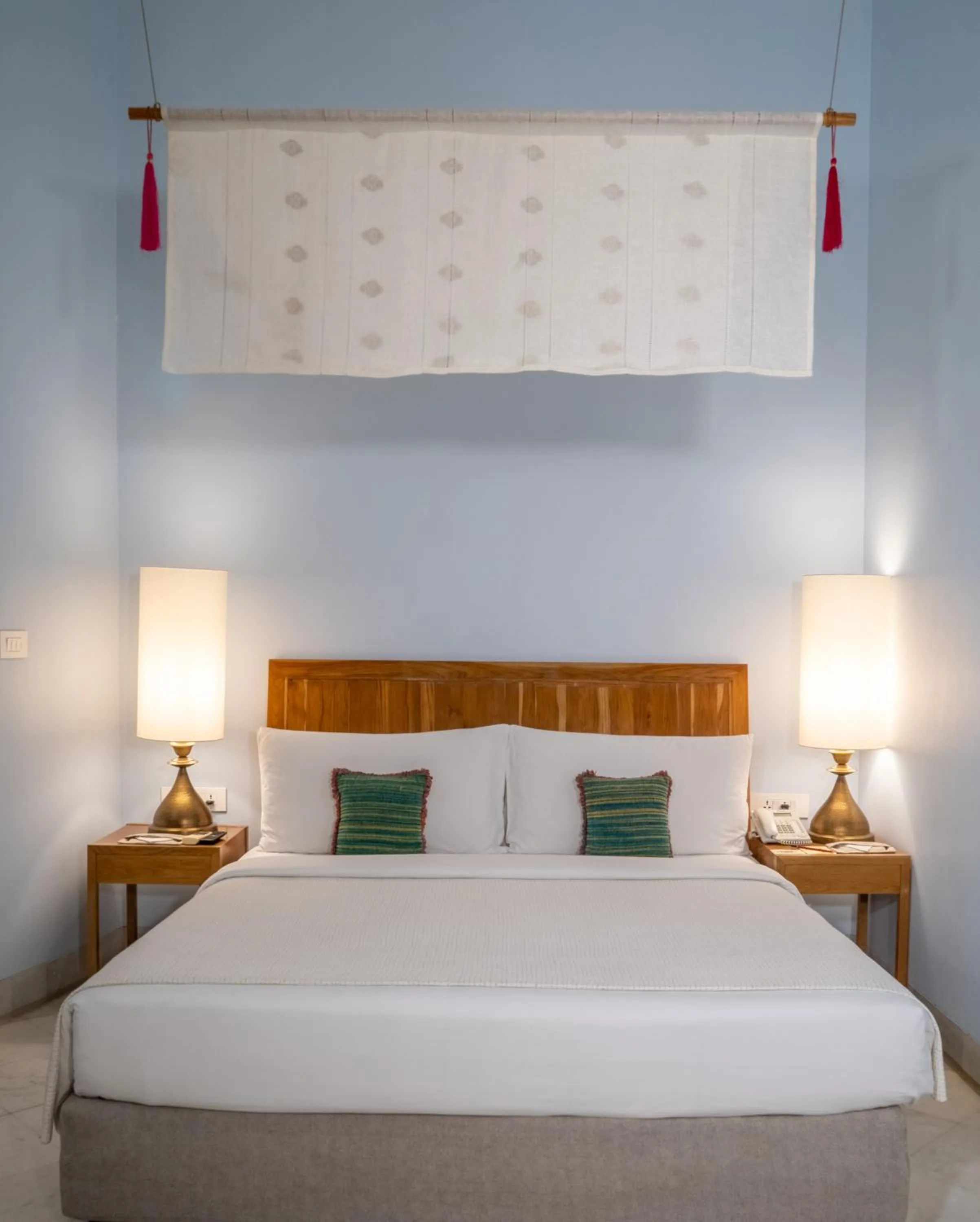 Bedroom, Bed in Suryagarh Jaisalmer