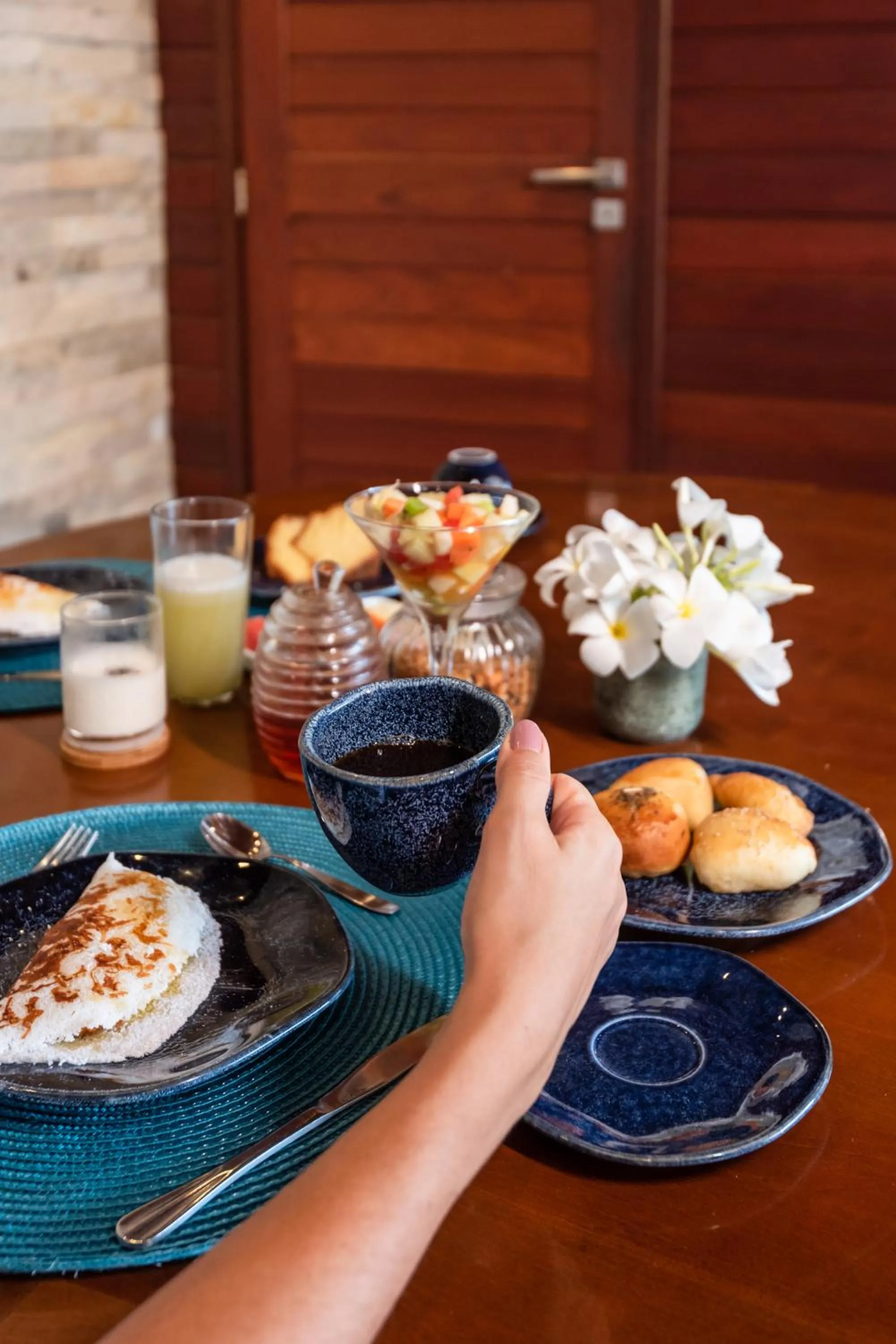 Breakfast in Pousada Corveta