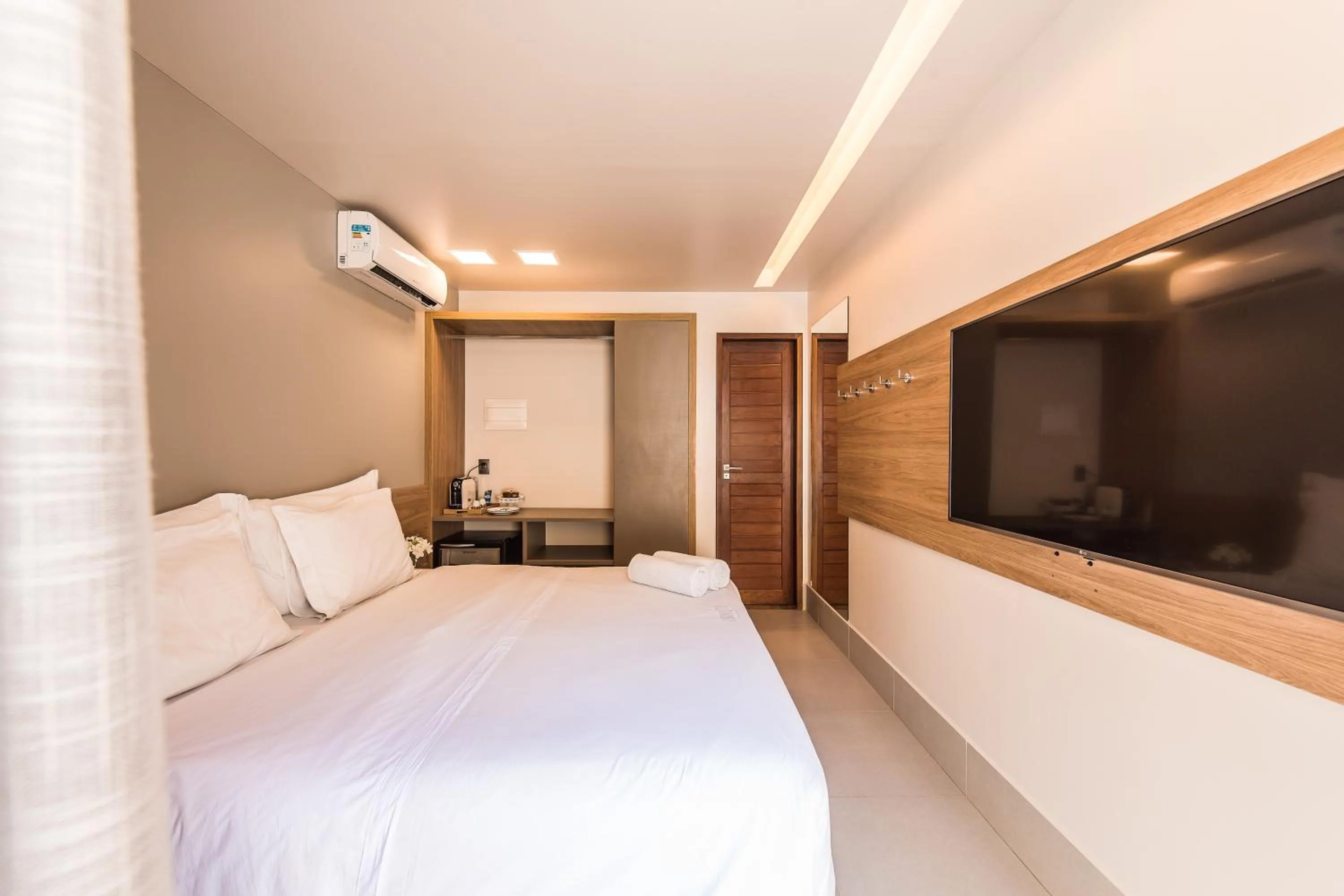 Bed in Pousada Corveta