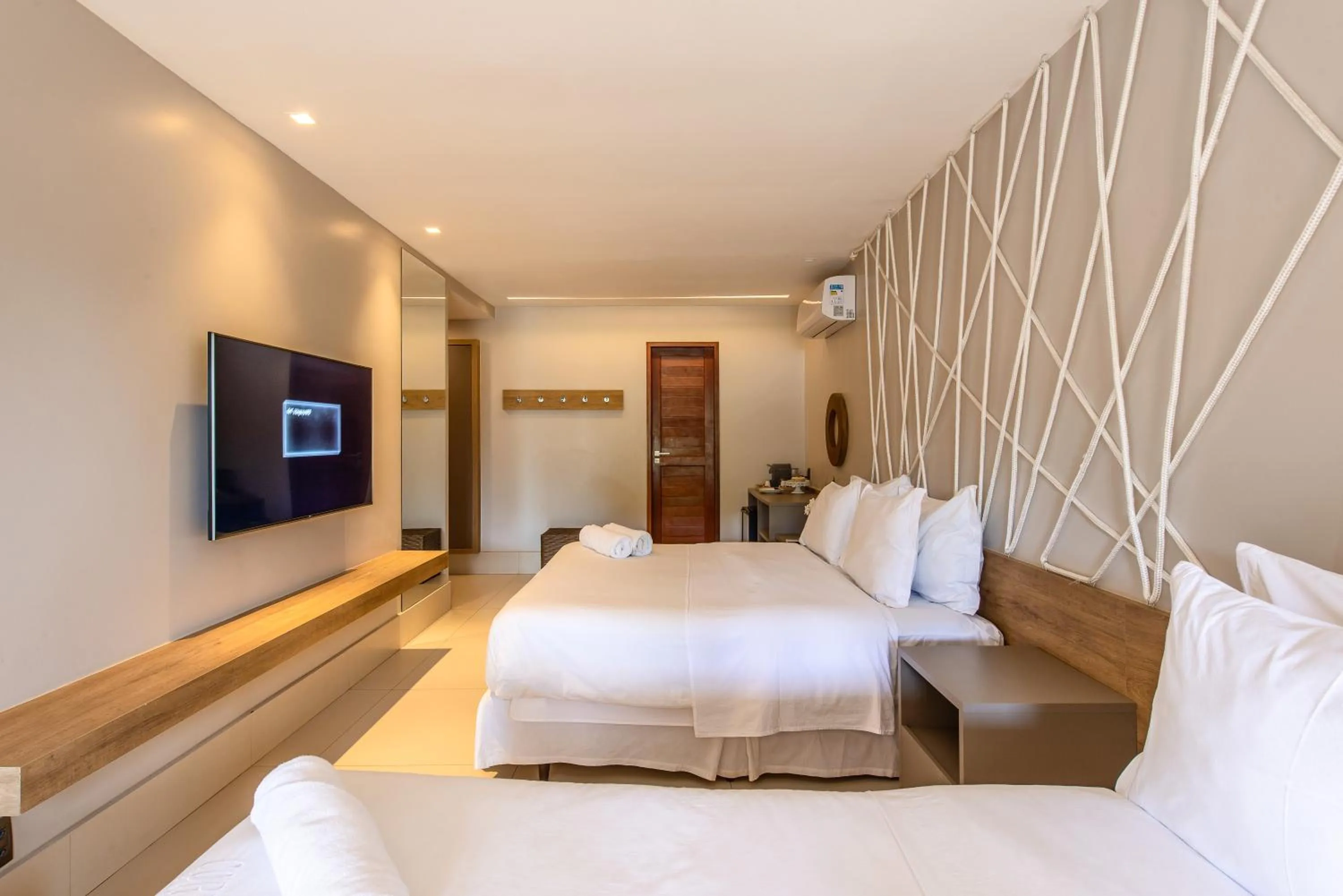 Bed in Pousada Corveta