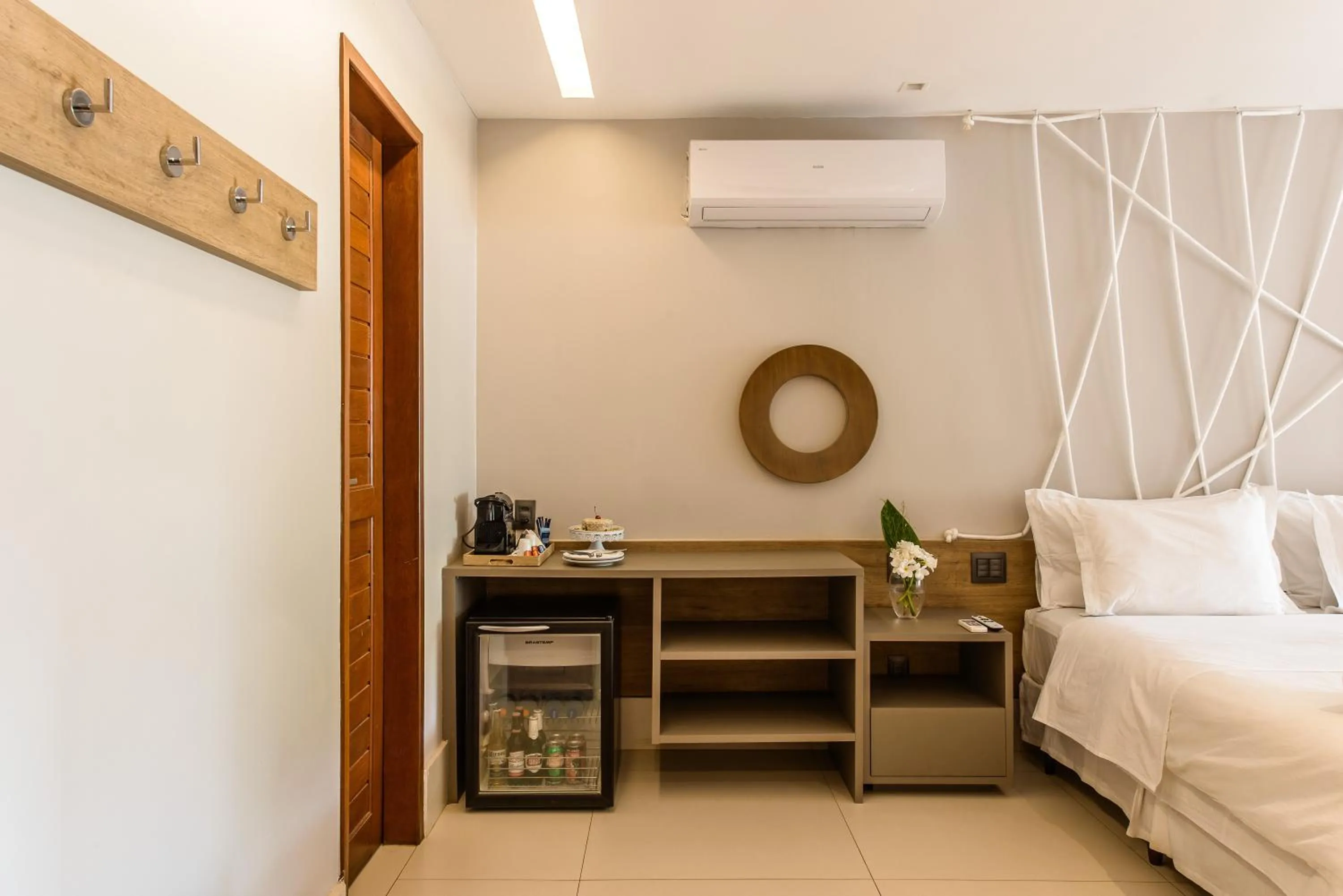 Coffee/tea facilities, Bed in Pousada Corveta