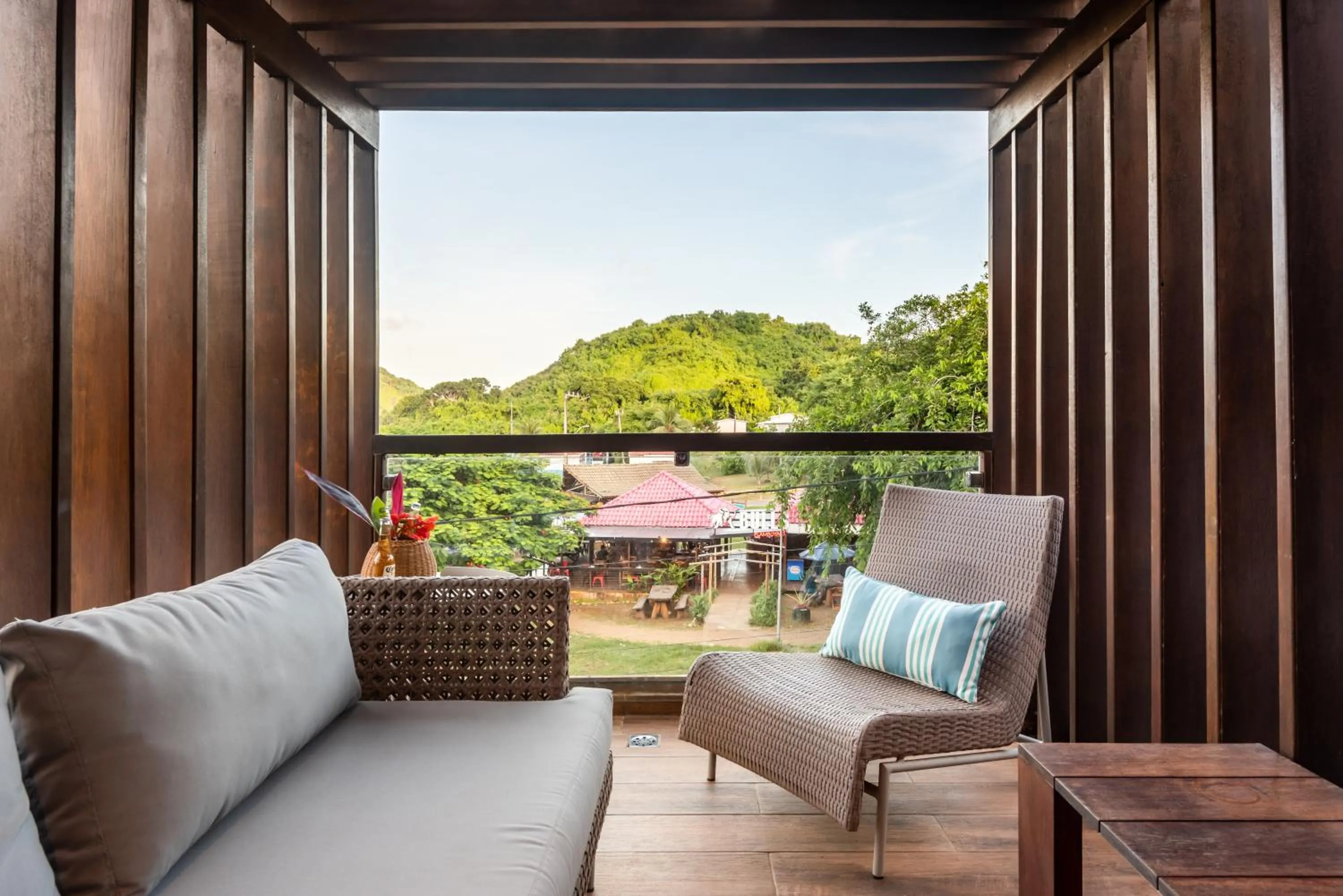 Balcony/Terrace in Pousada Corveta
