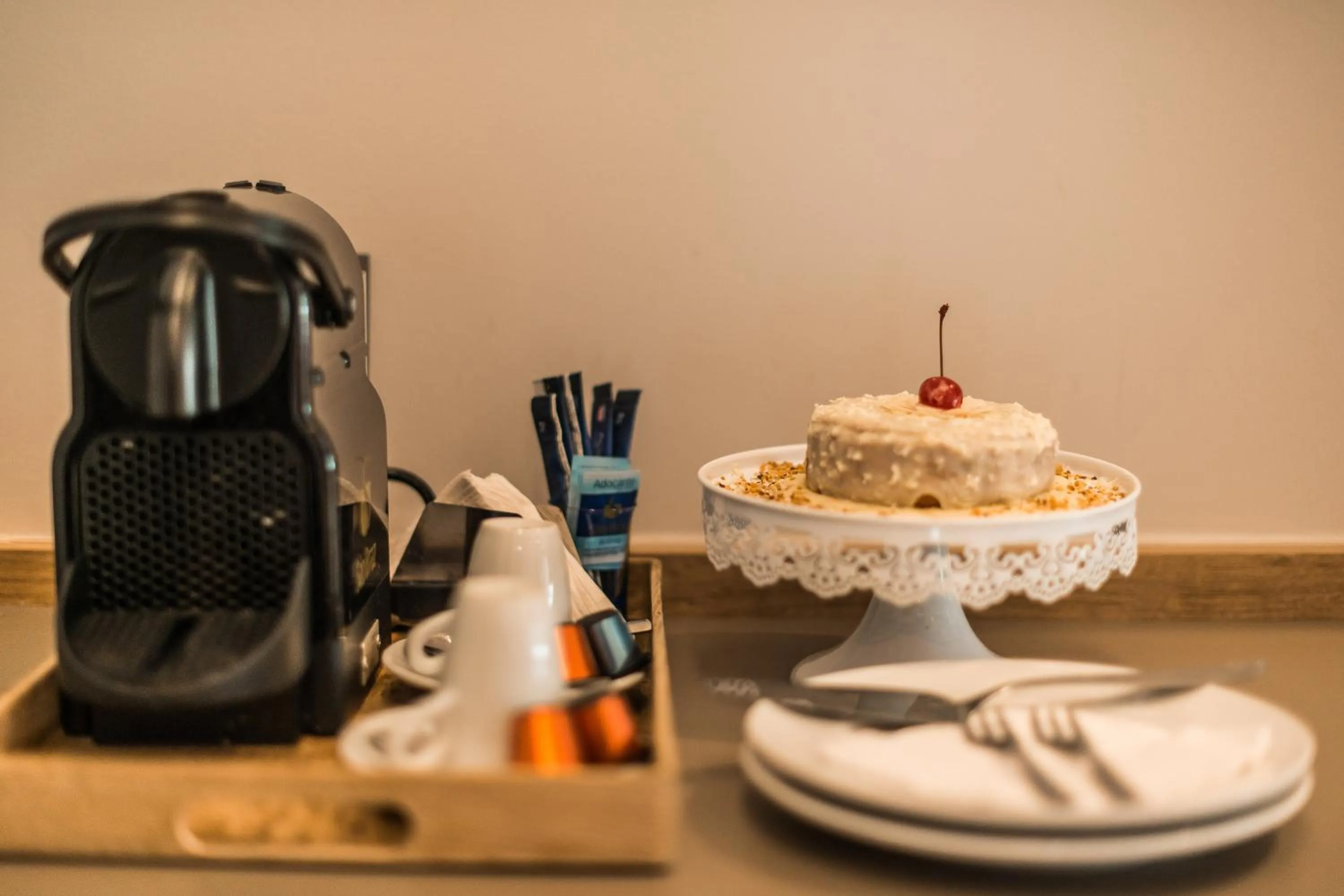 Coffee/tea facilities in Pousada Corveta