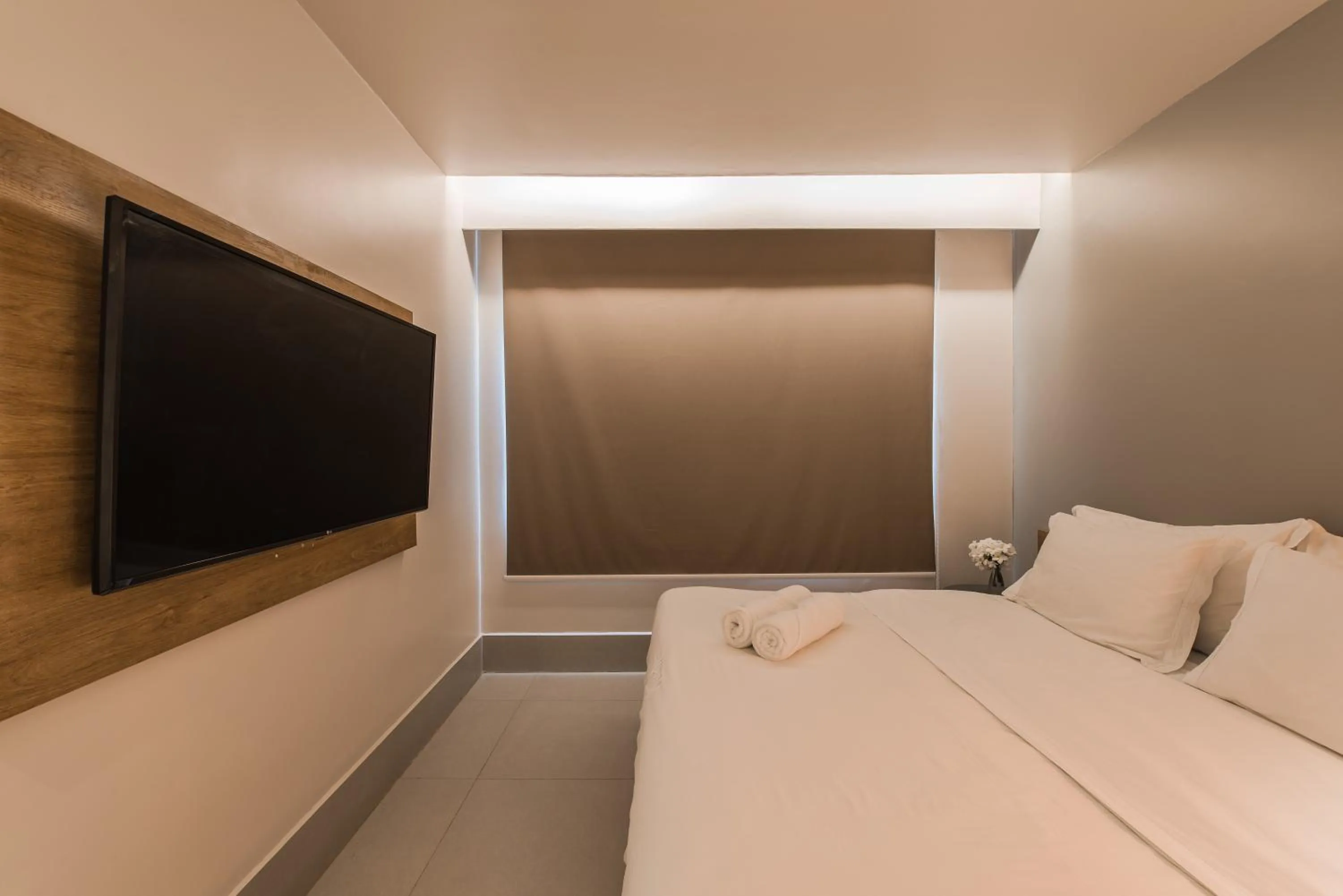 Bed in Pousada Corveta