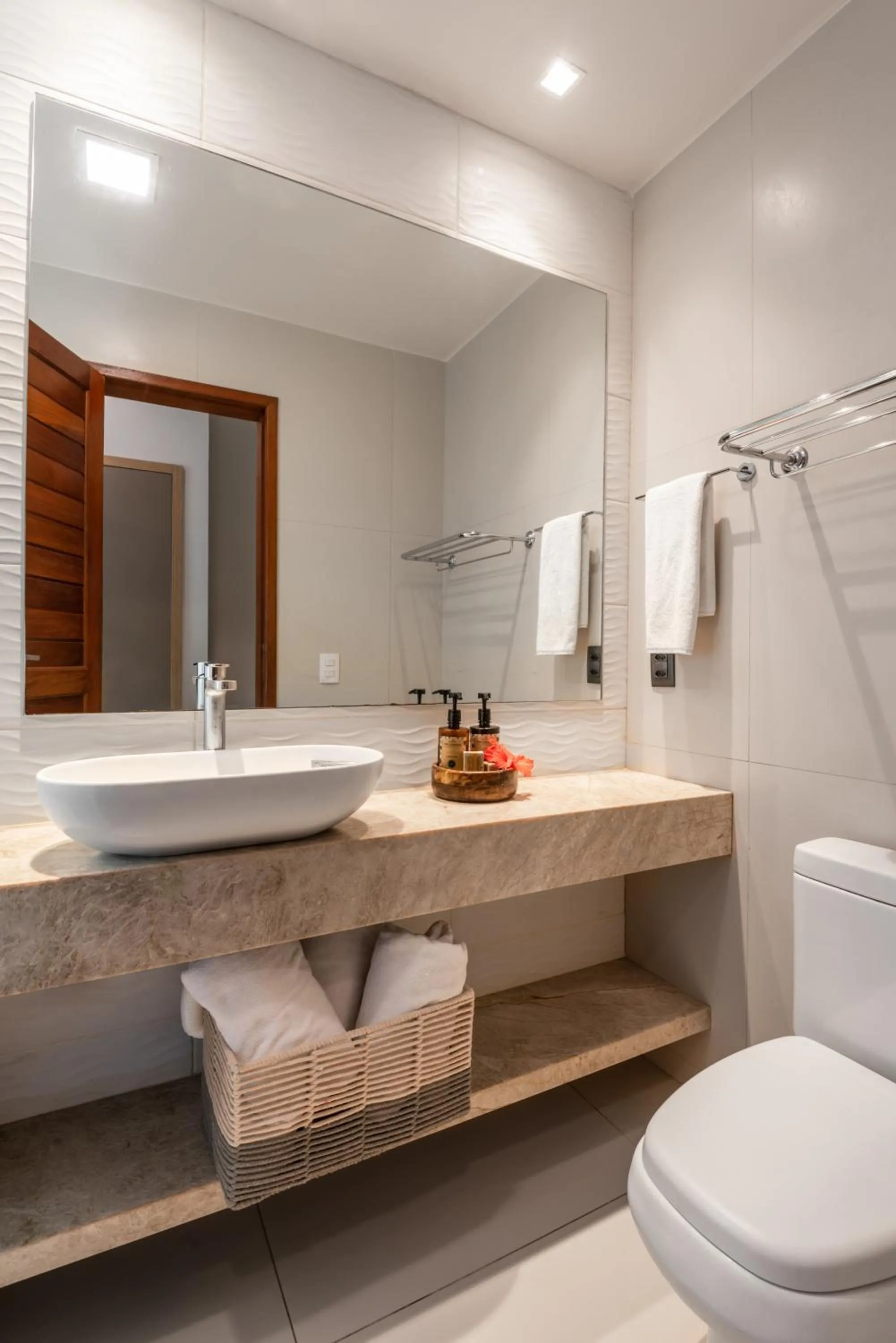 Bathroom in Pousada Corveta