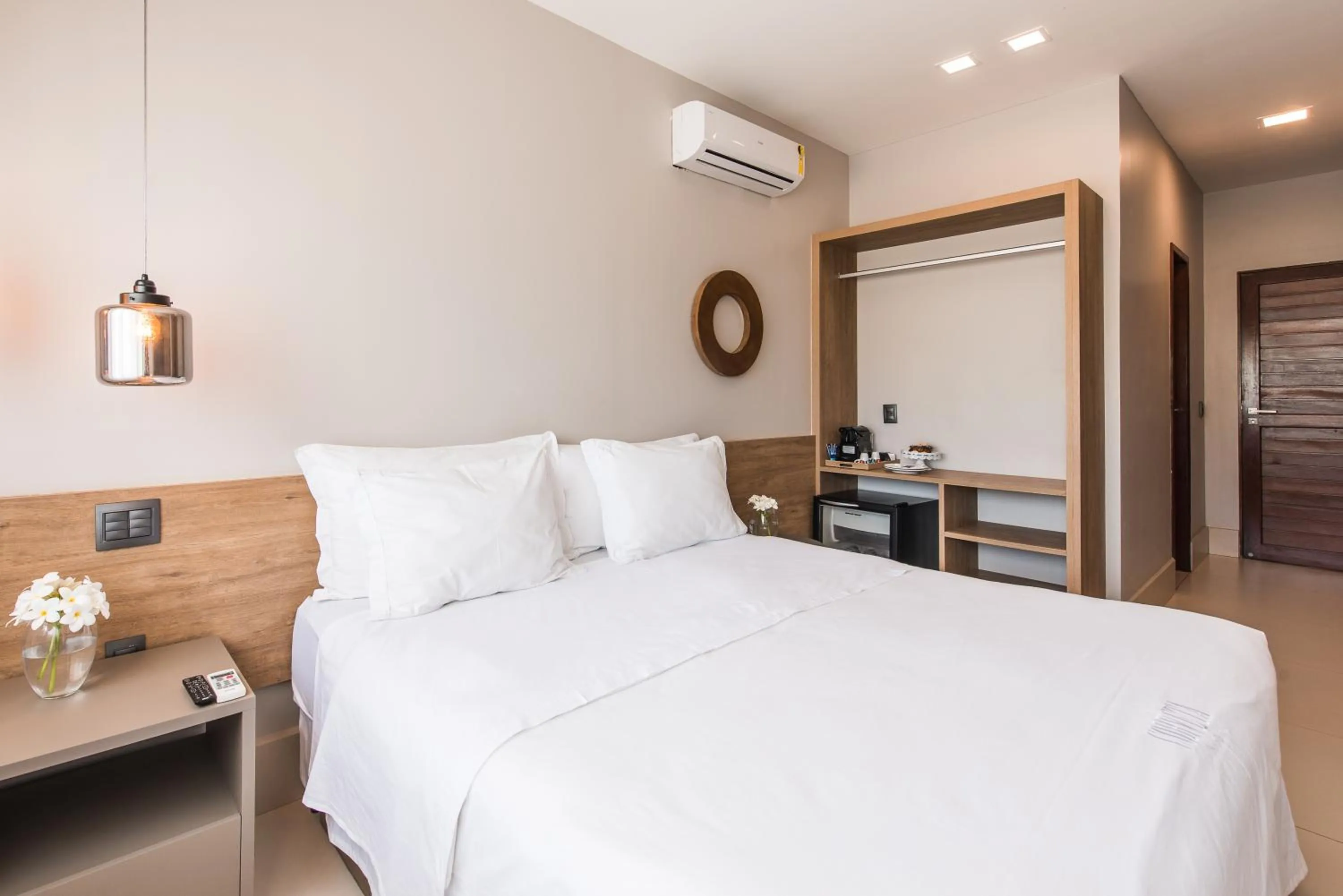 Bed in Pousada Corveta