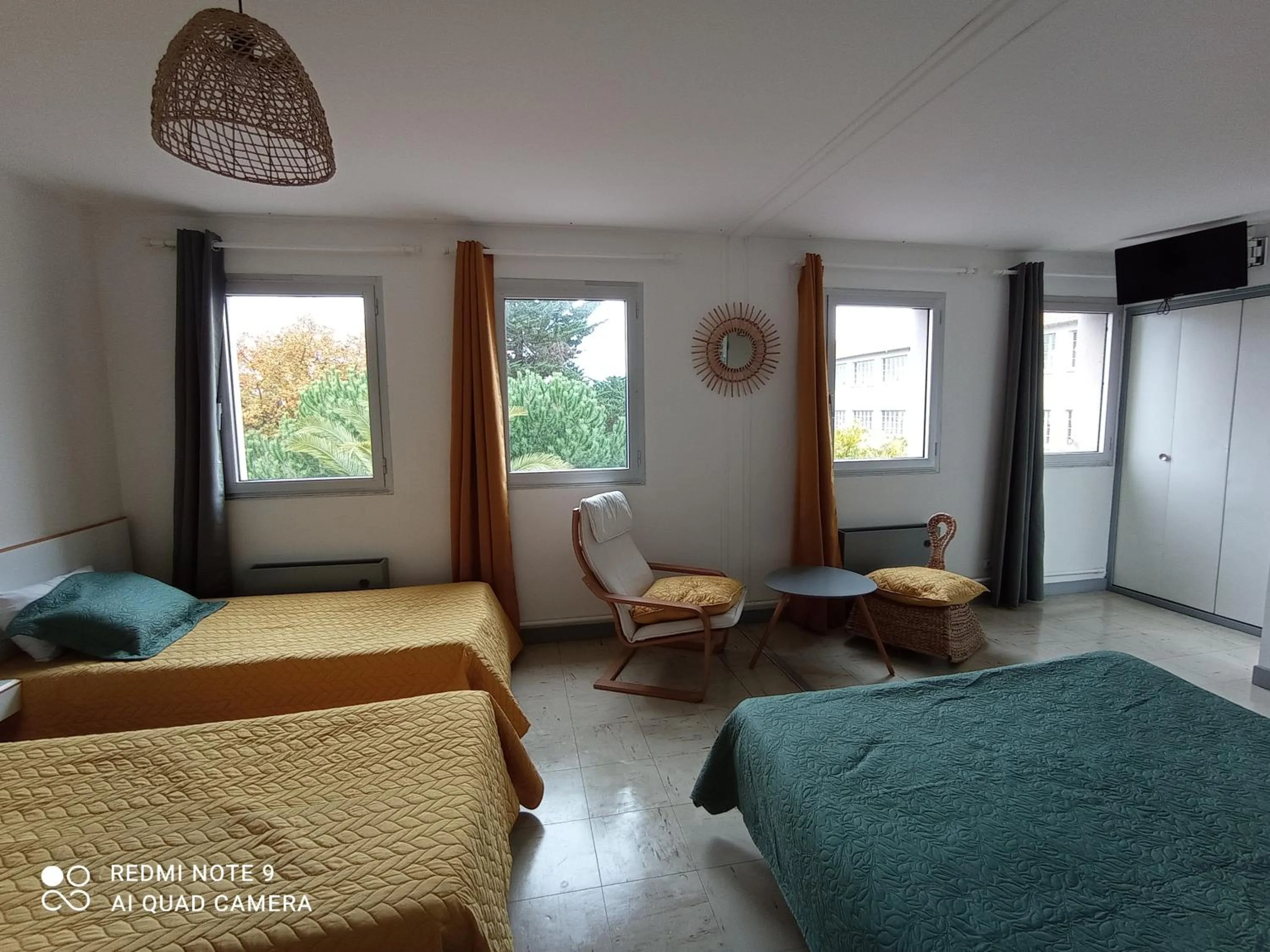 Bed in hotel l'échappée d'oléron