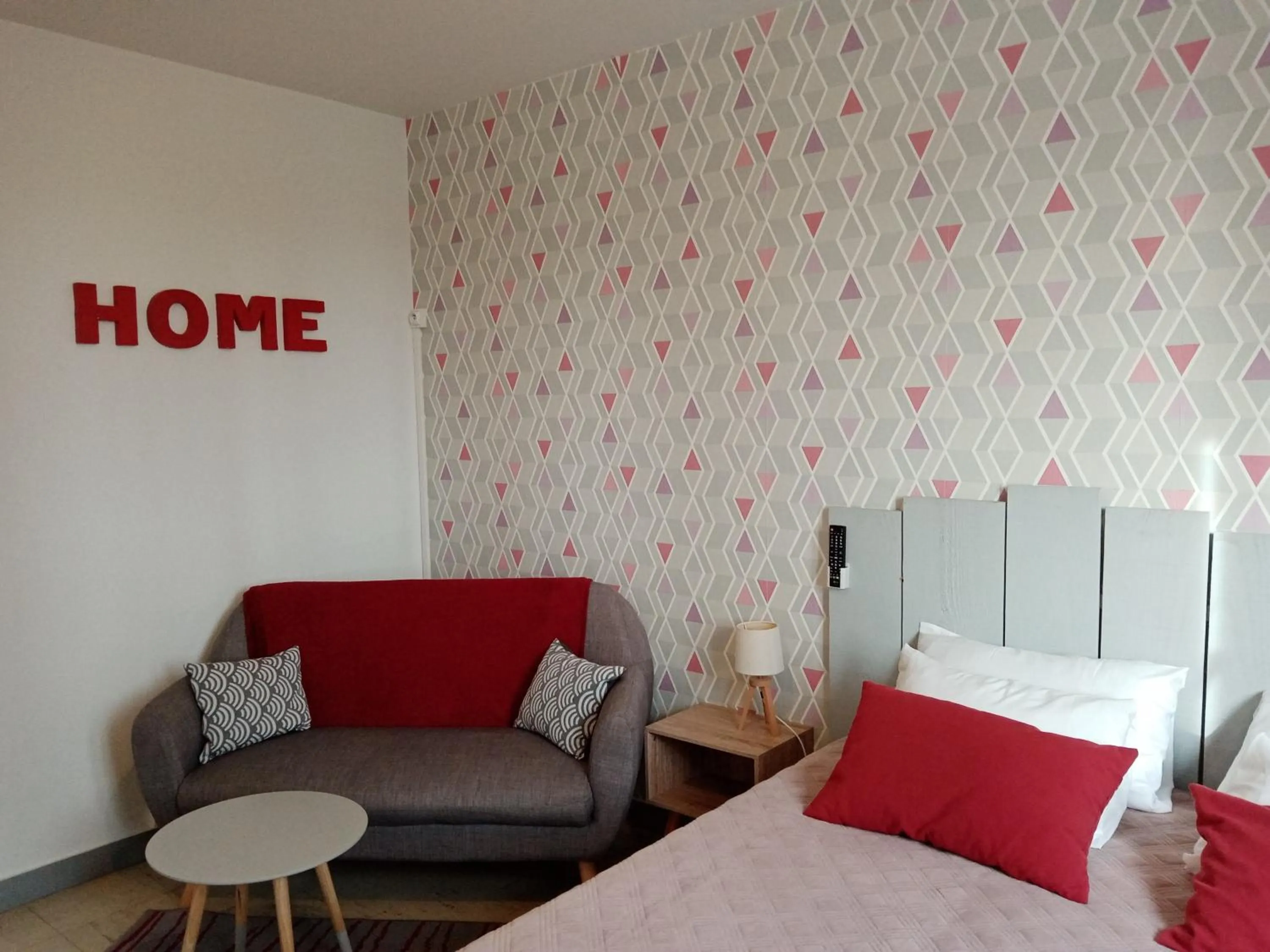 Bed in hotel l'échappée d'oléron