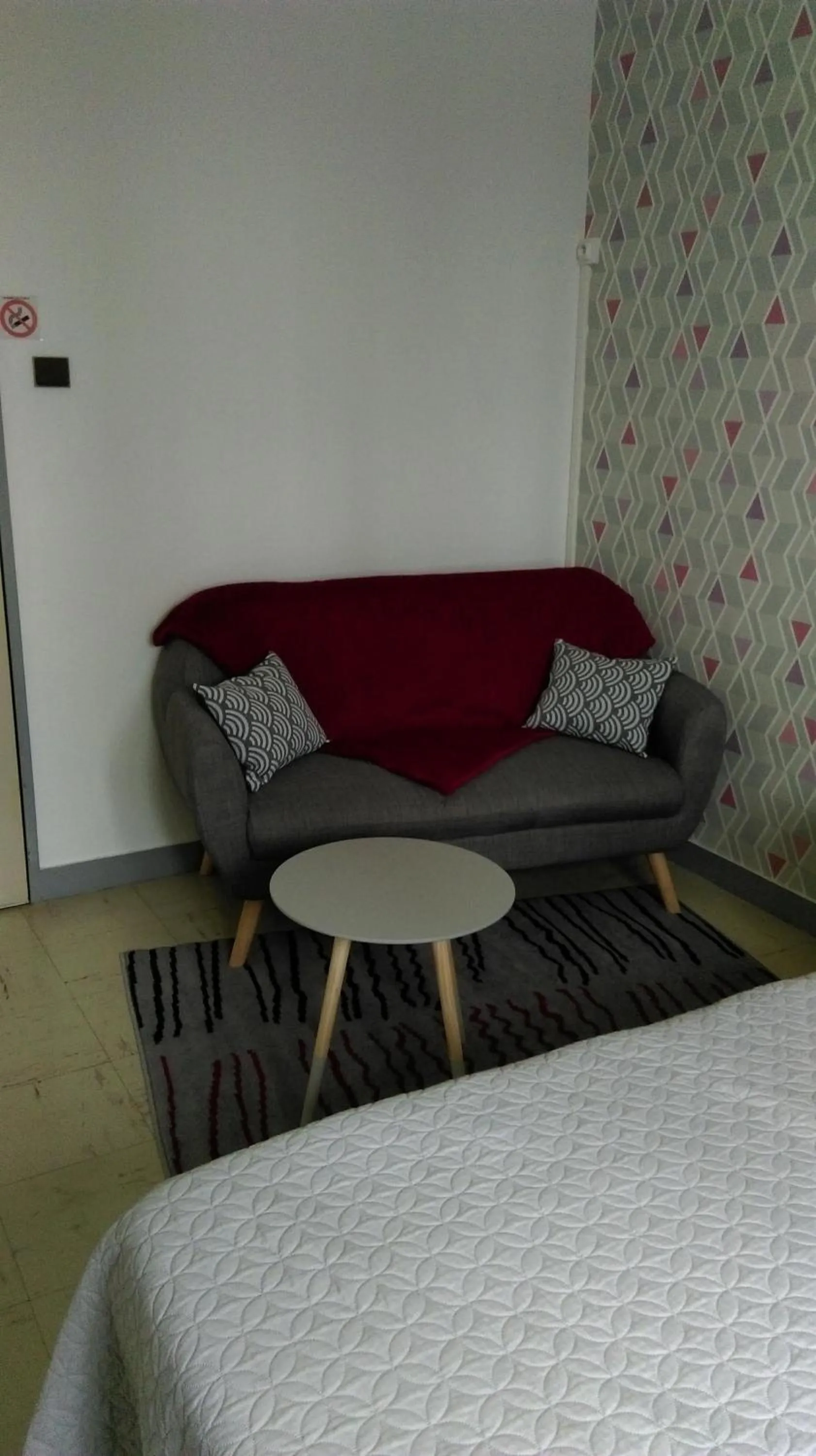 Bed in hotel l'échappée d'oléron