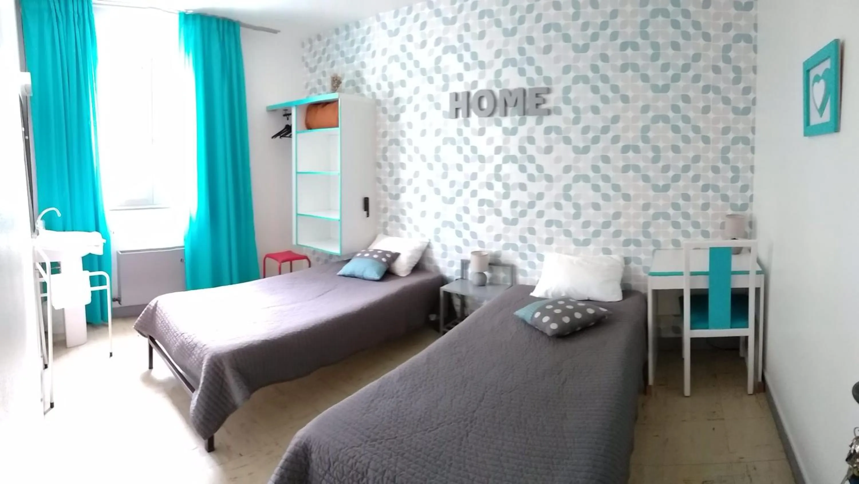 Bed in hotel l'échappée d'oléron