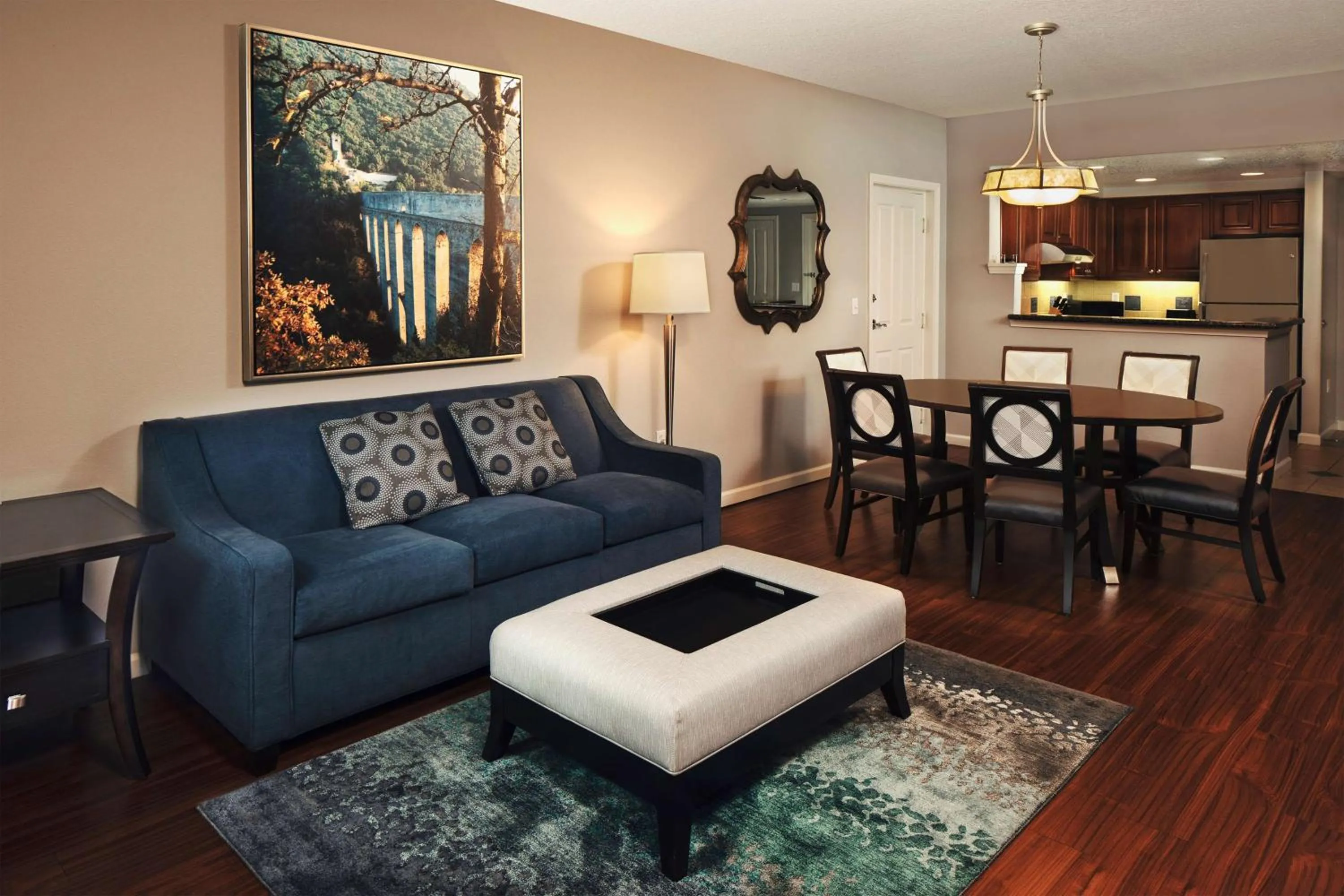 Living room in Hilton Grand Vacations Club Tuscany Village Orlando