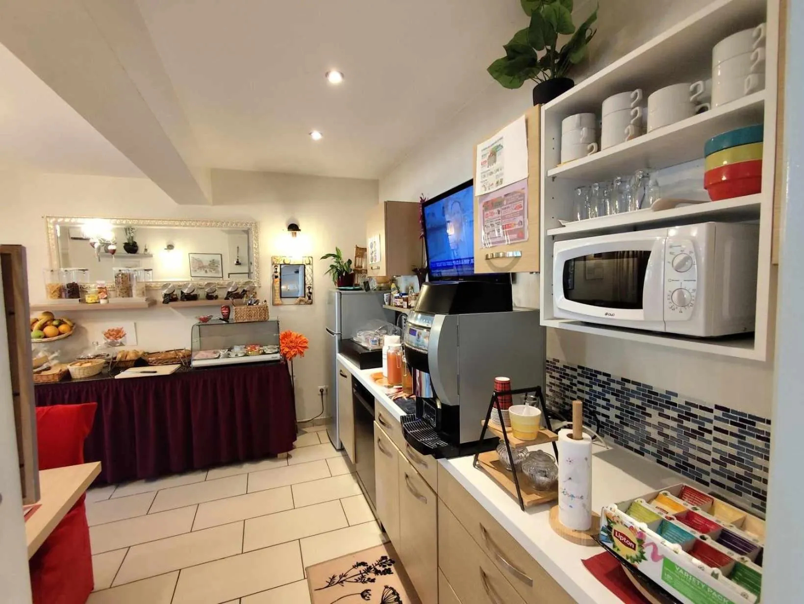 Breakfast in Hôtel du Fort