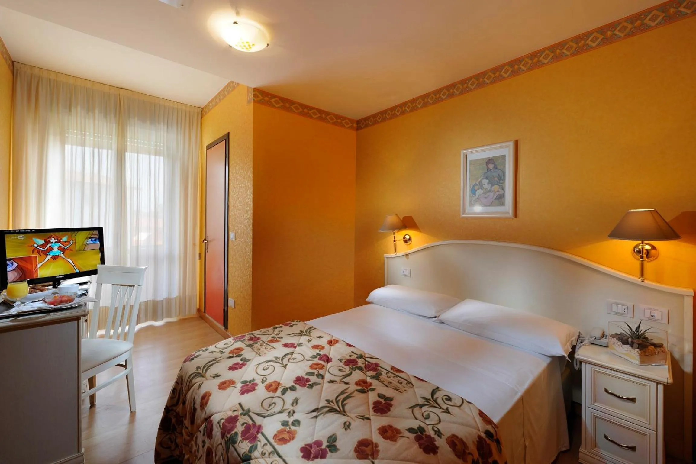 Bed in Hotel Jasminum