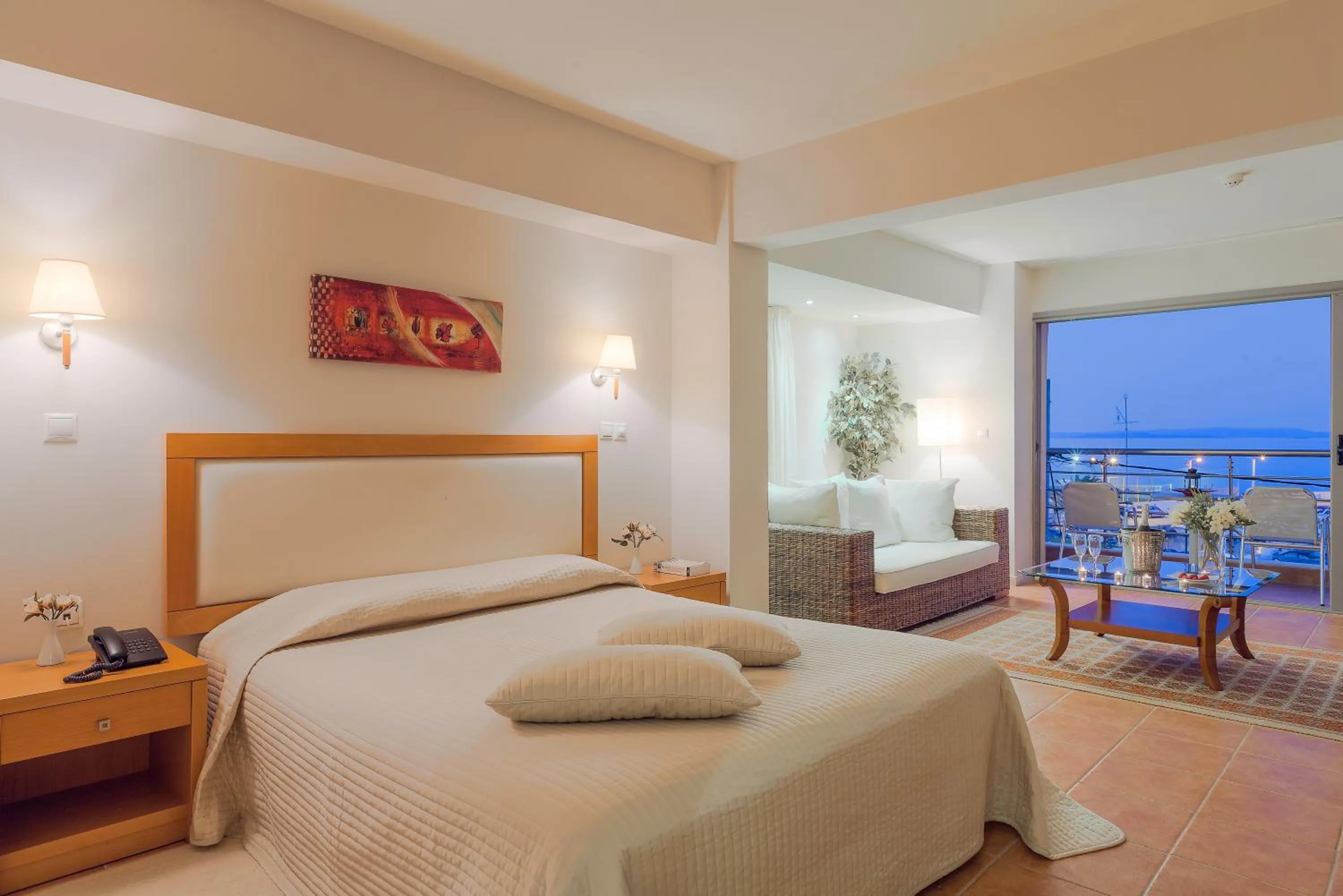 Bed in Cabo Verde Hotel