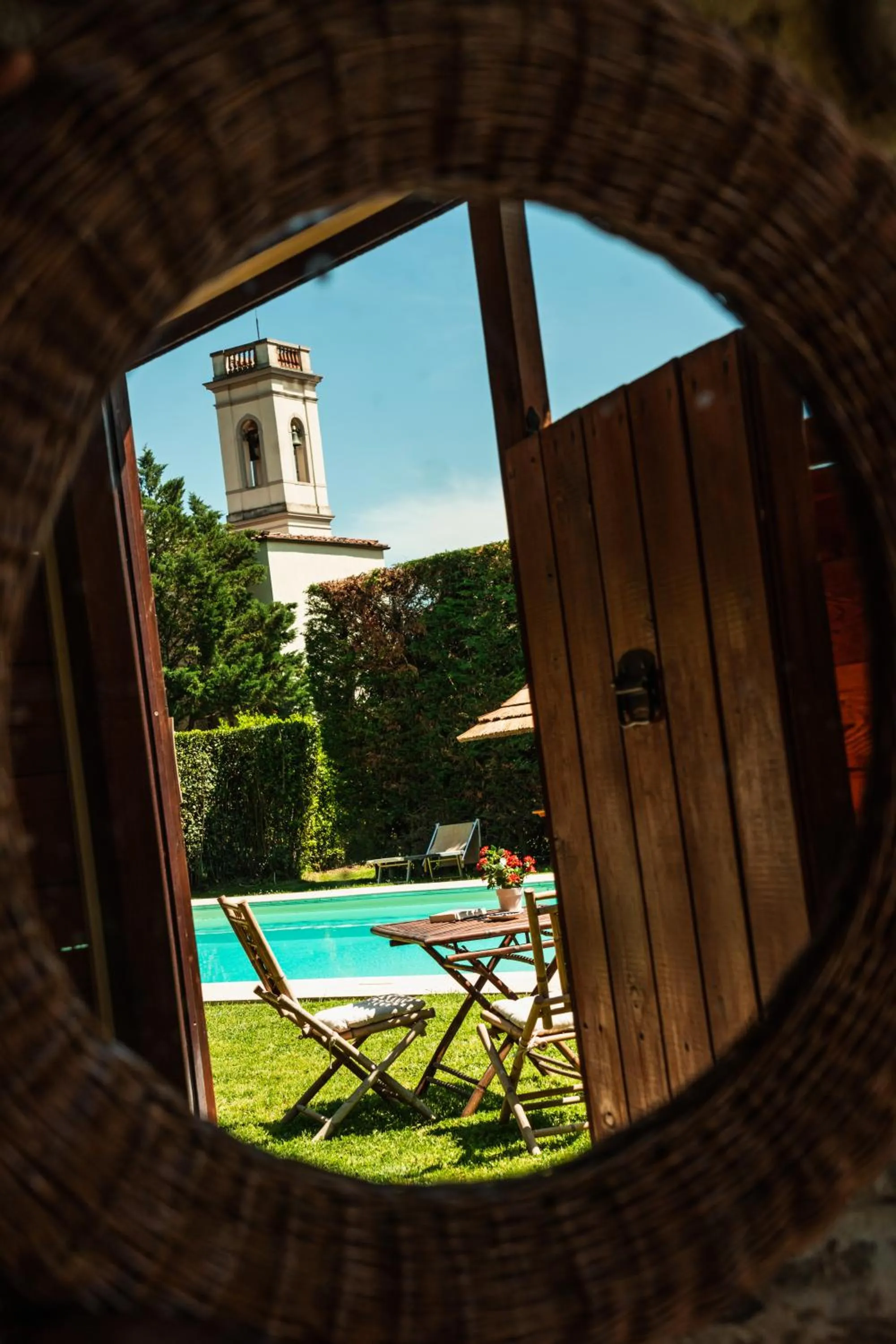 Swimming pool in Rovezzano B&B