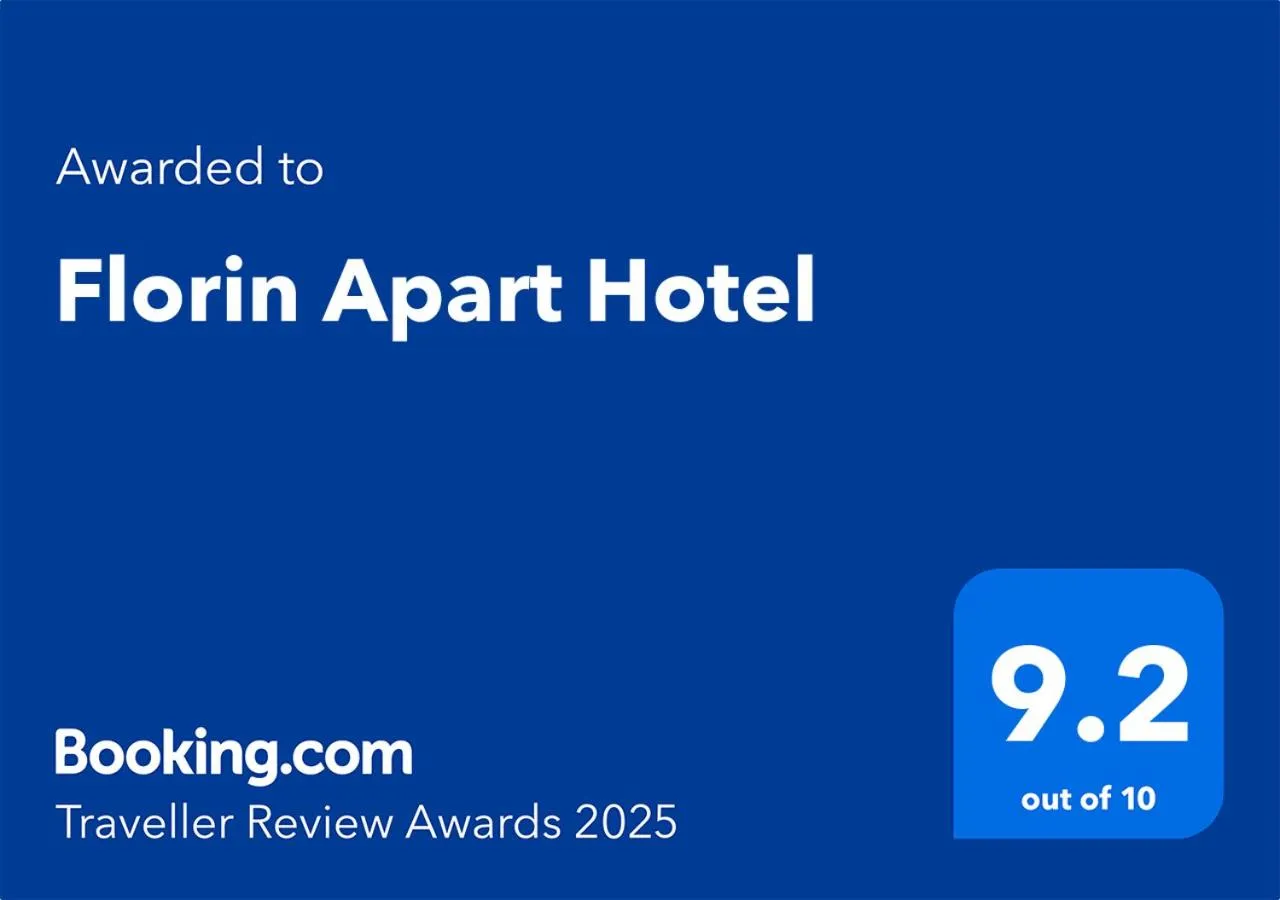Certificate/Award in Florin Apart Hotel