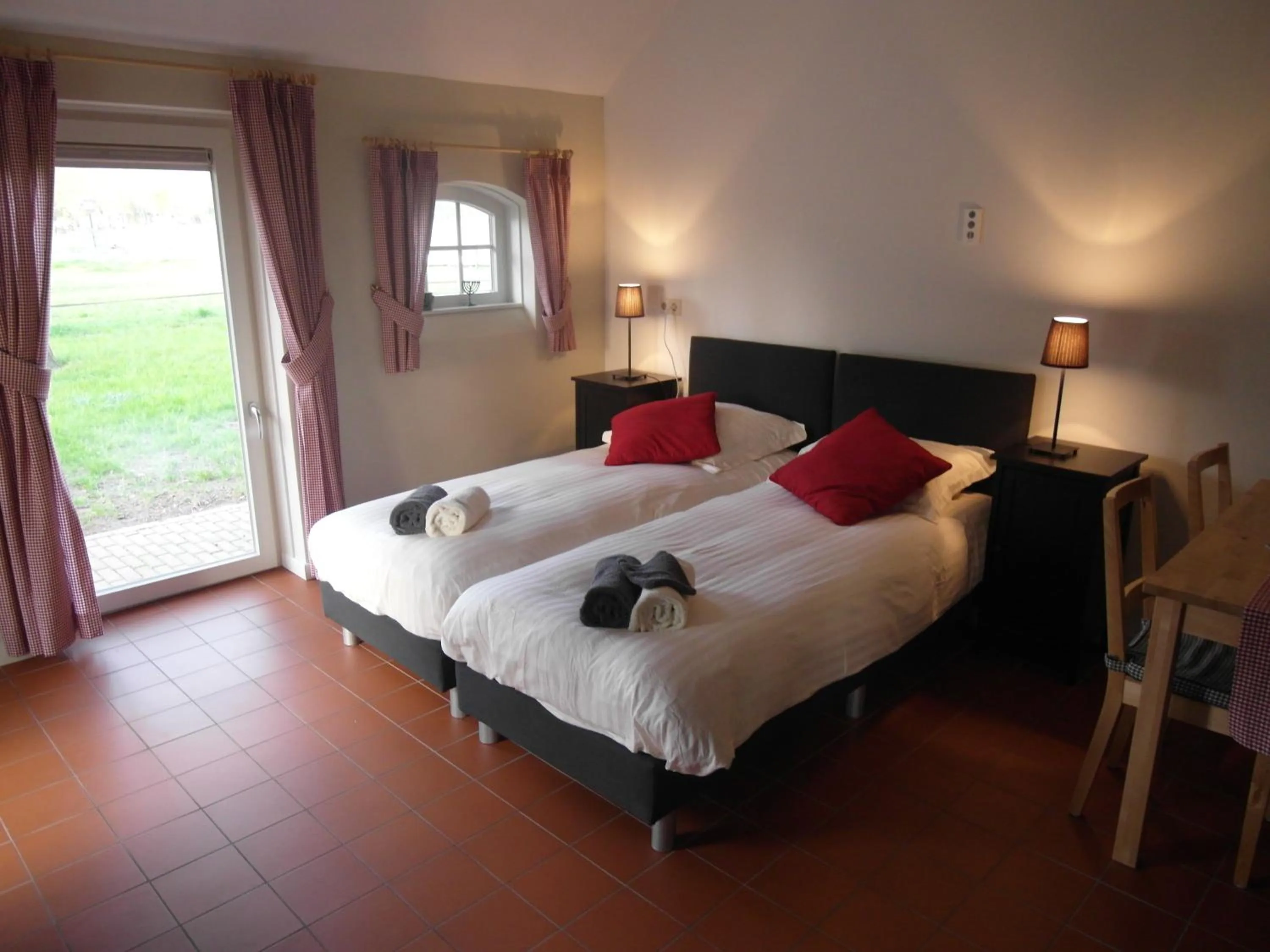 Bed in B&B De Pepper