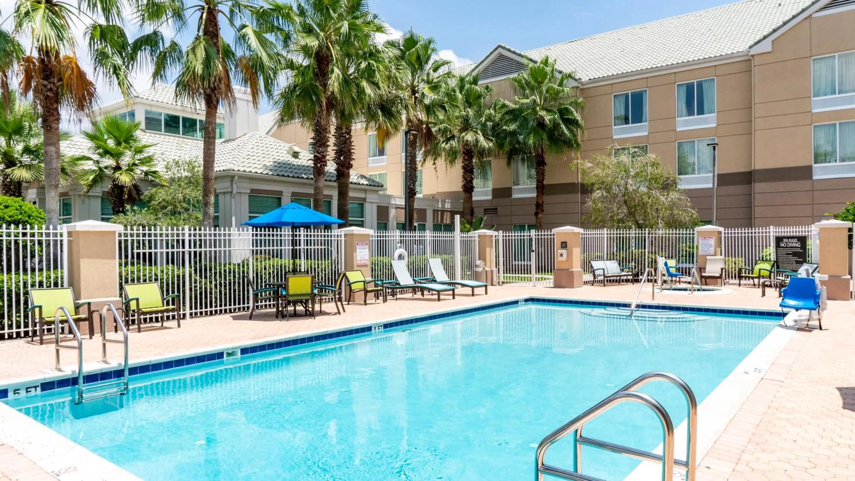 Pool view in Hilton Garden Inn Orlando East - UCF Area