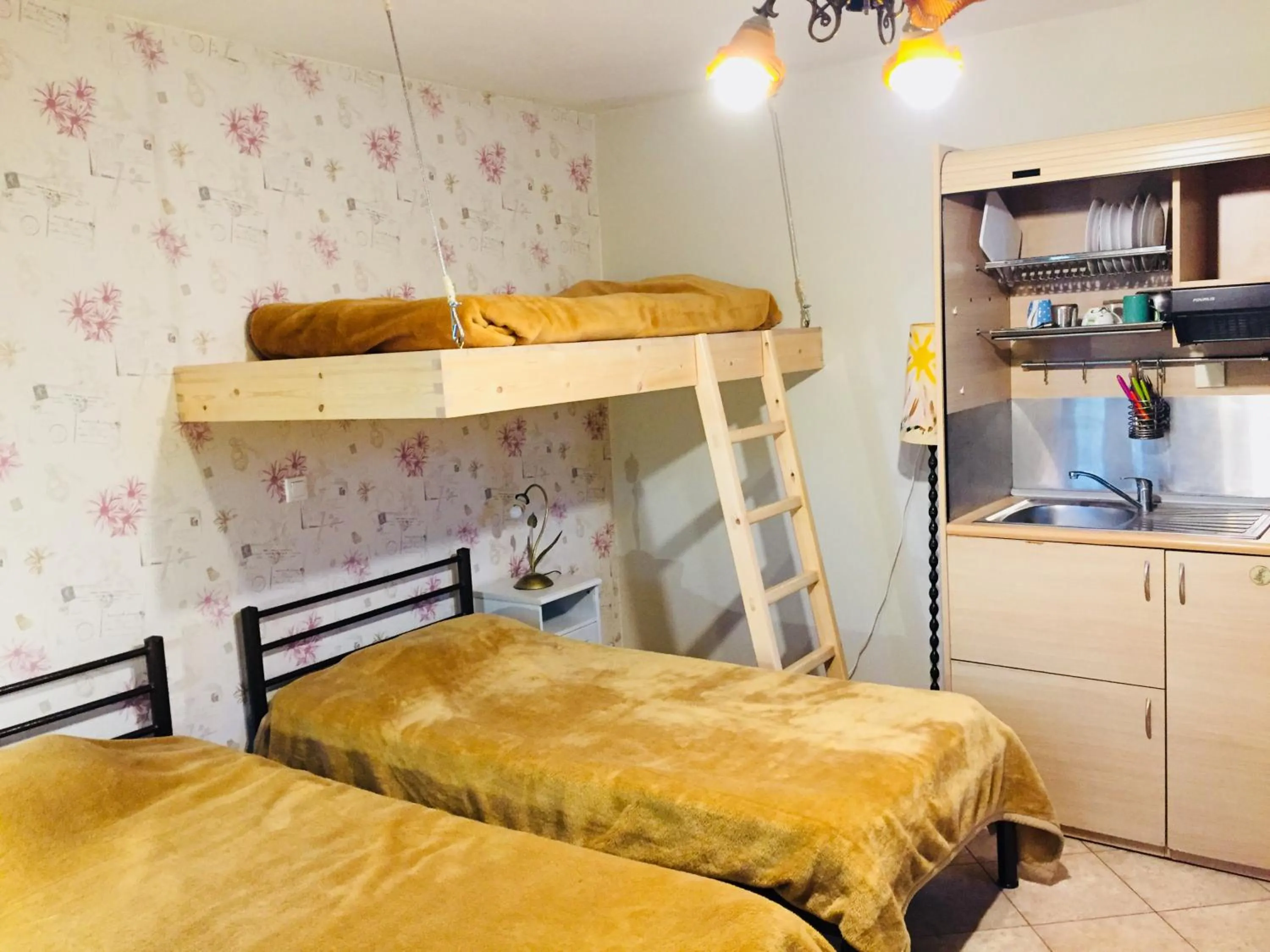 Bed in Studios Arabas