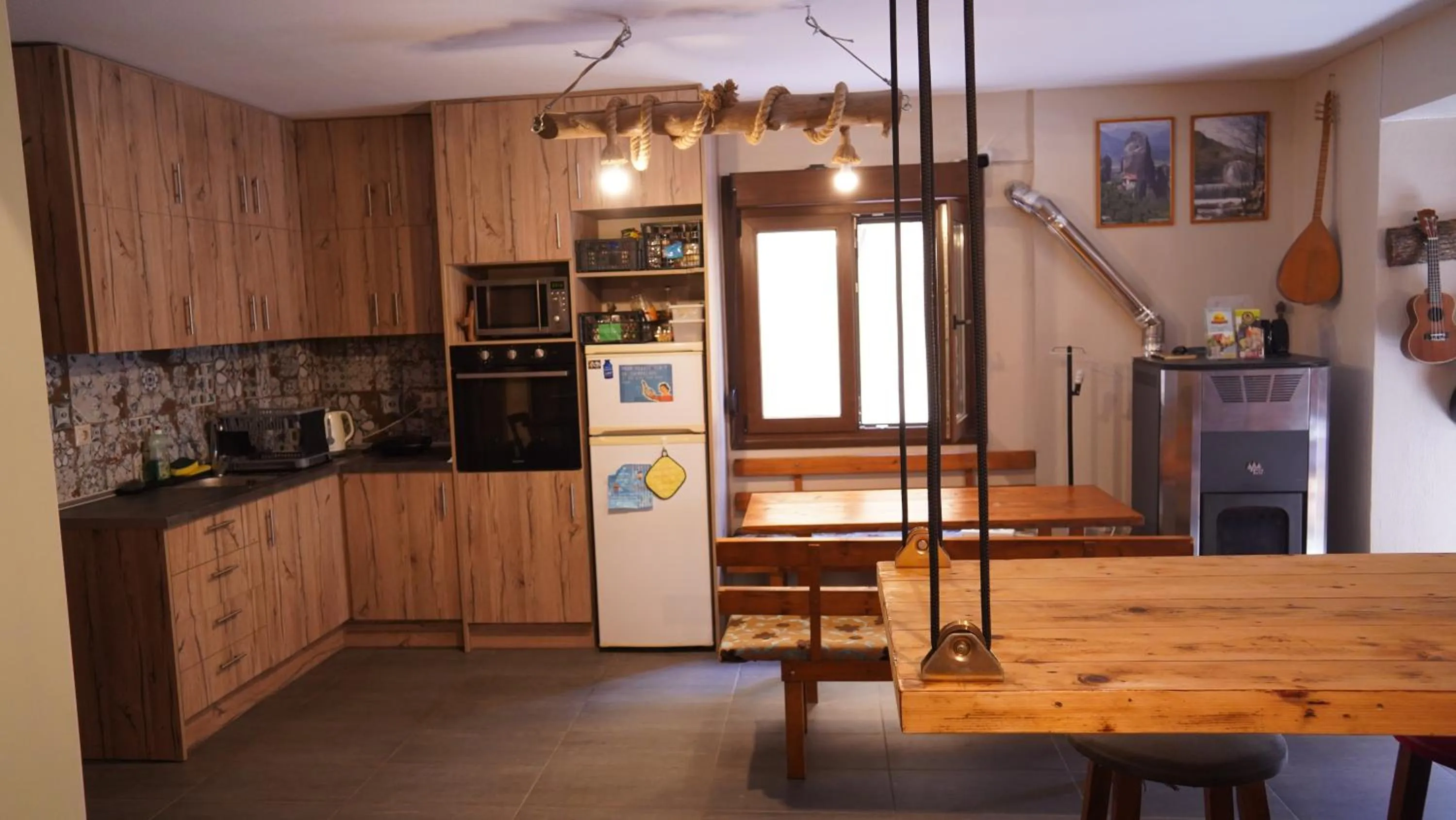 kitchen in Studios Arabas