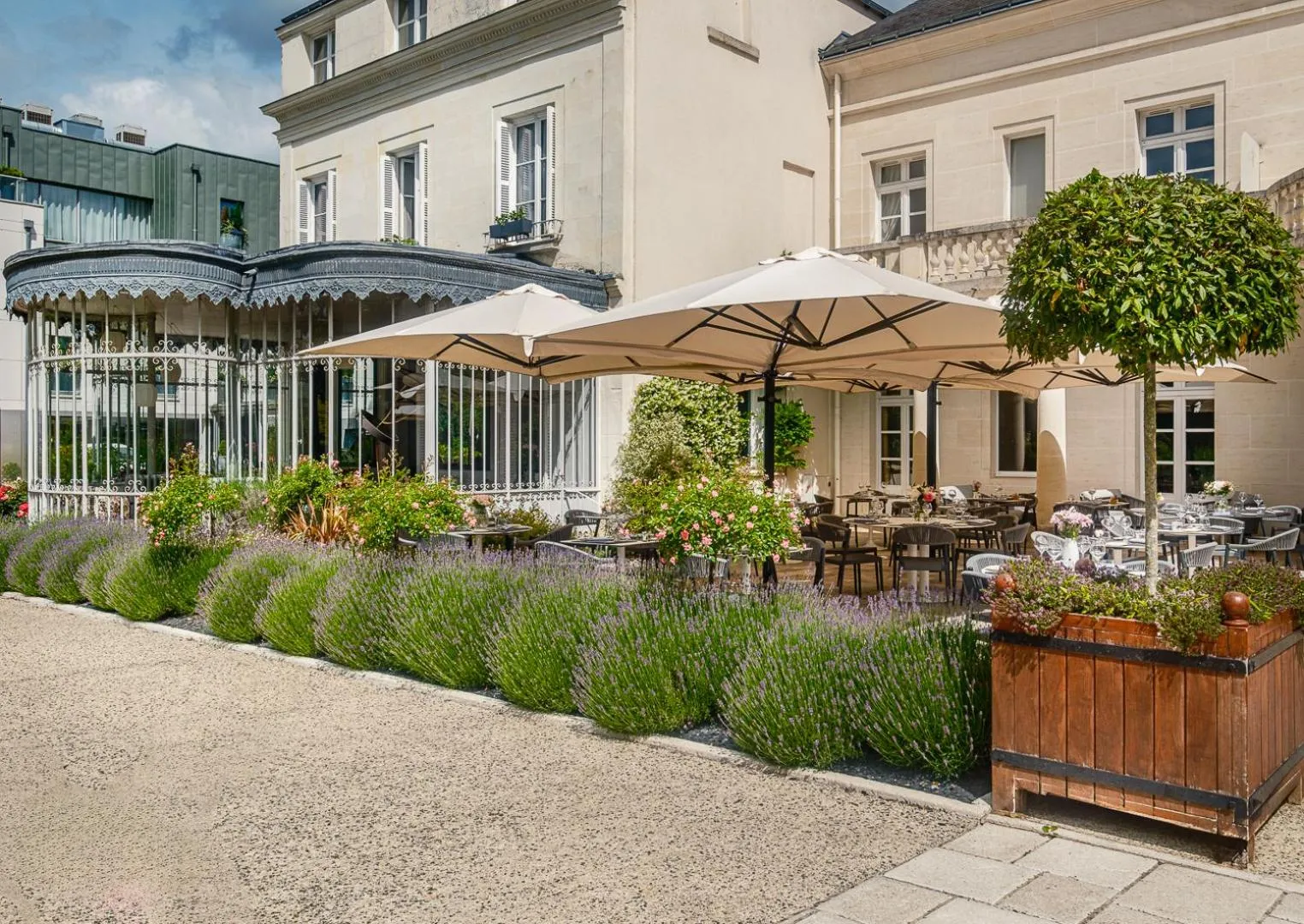 Patio in Château Belmont Tours by The Crest Collection