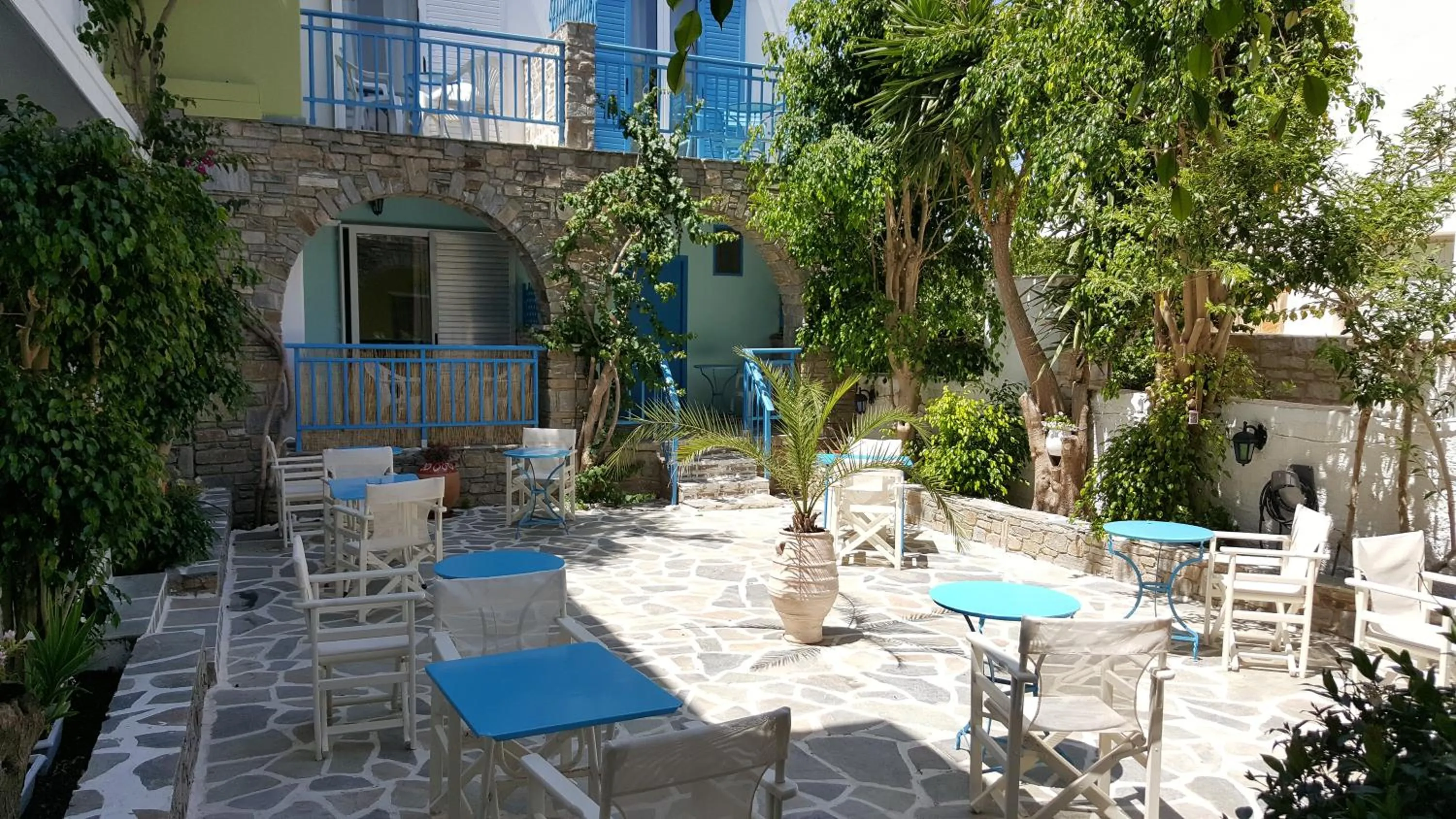 Garden in Aratos Hotel