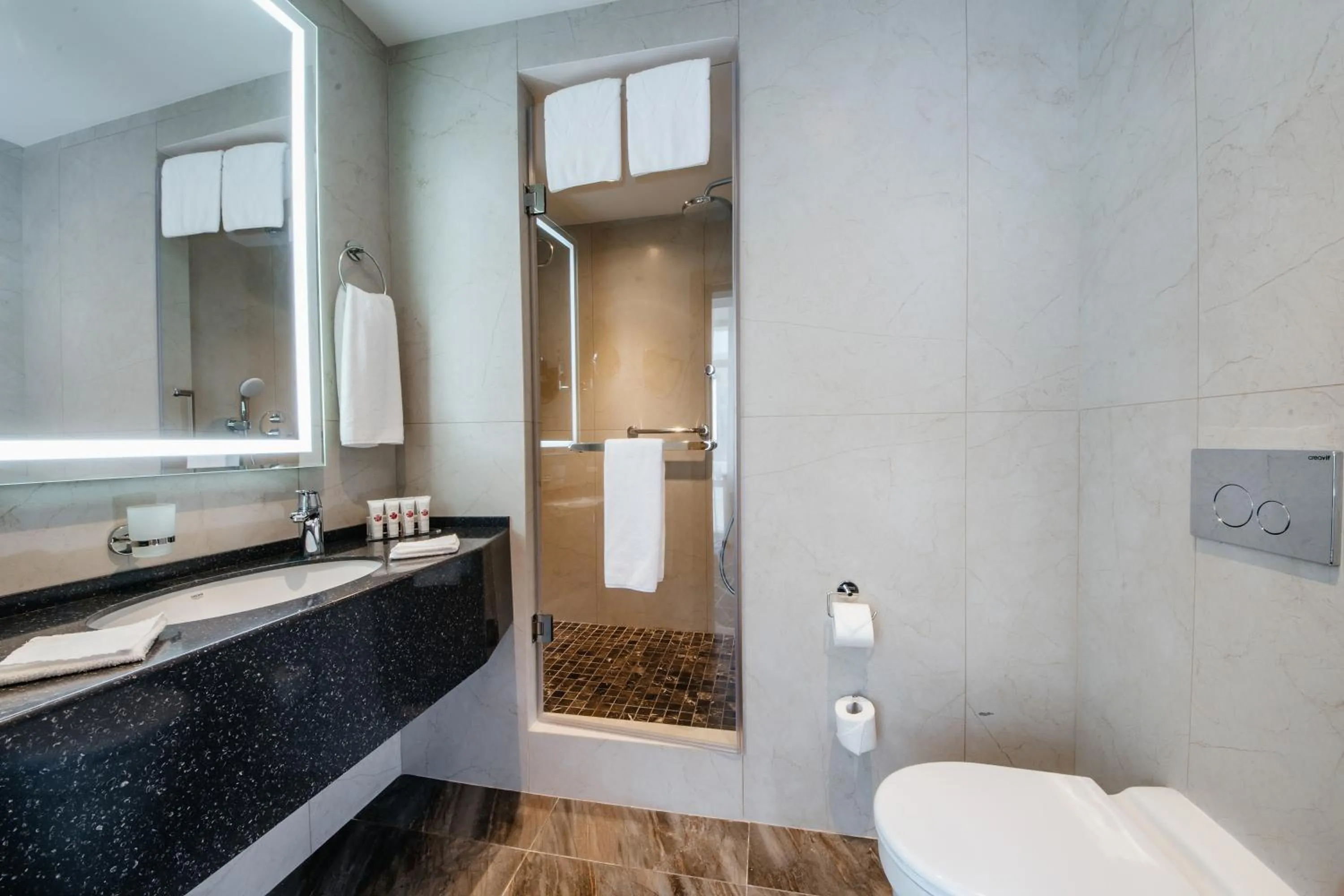 Shower in Ramada by Wyndham Astana