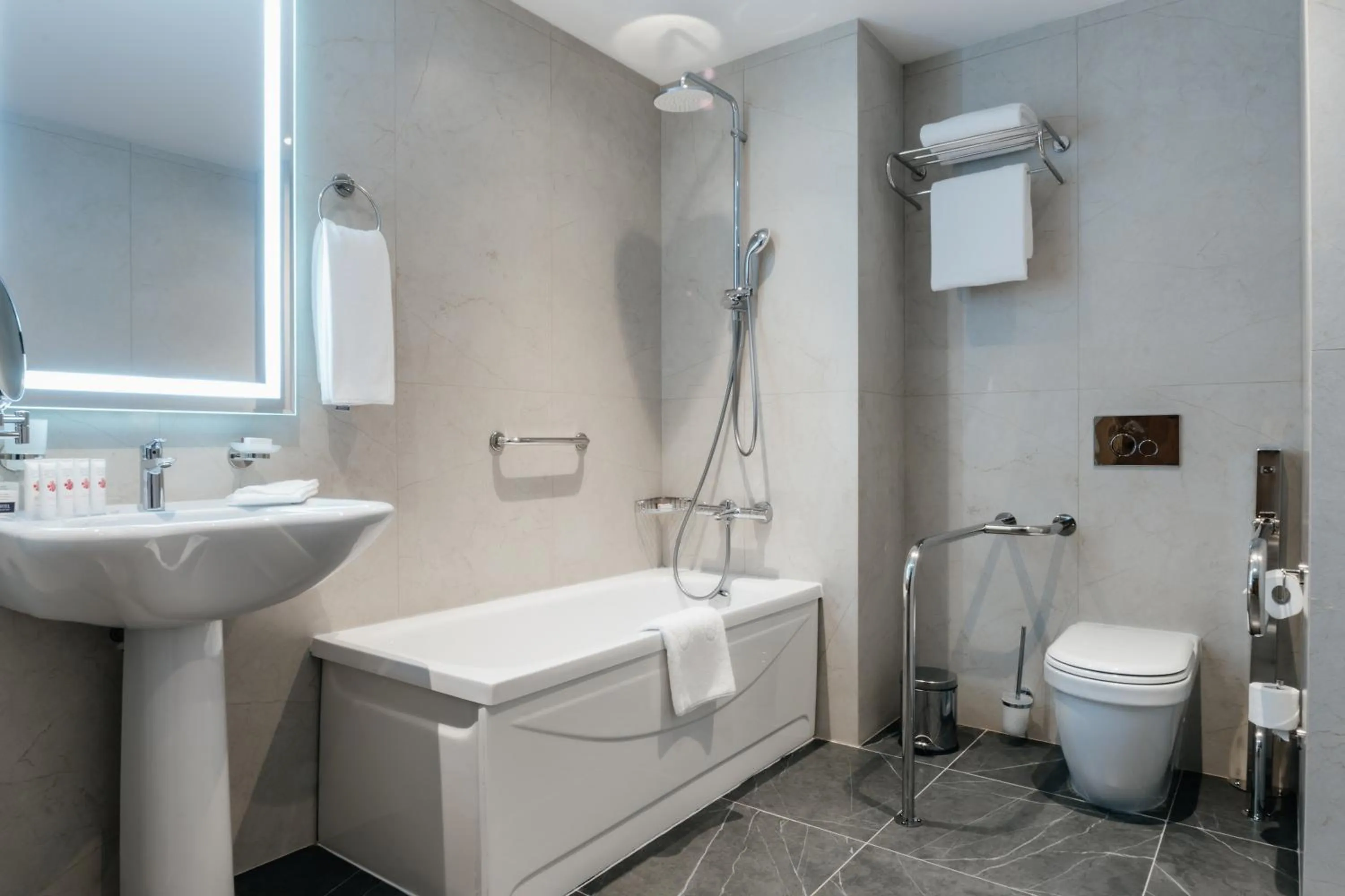 Toilet in Ramada by Wyndham Astana