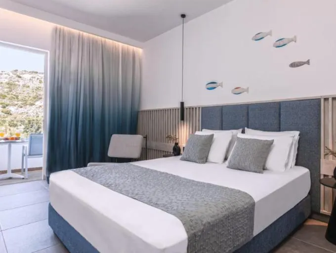 Bed in Blue Sea Beach Resort