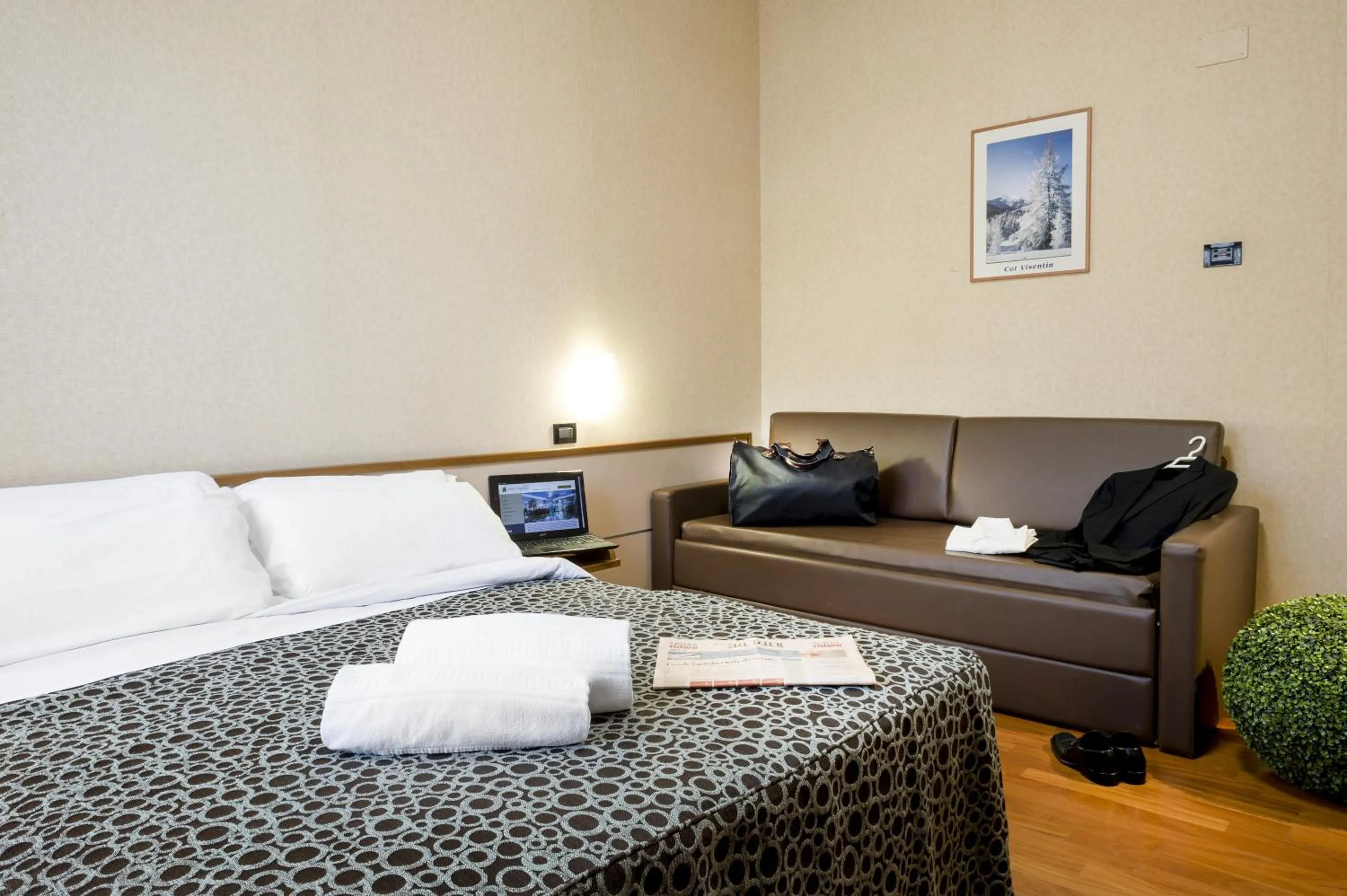 Bed in Hotel Ristorante Dragonara