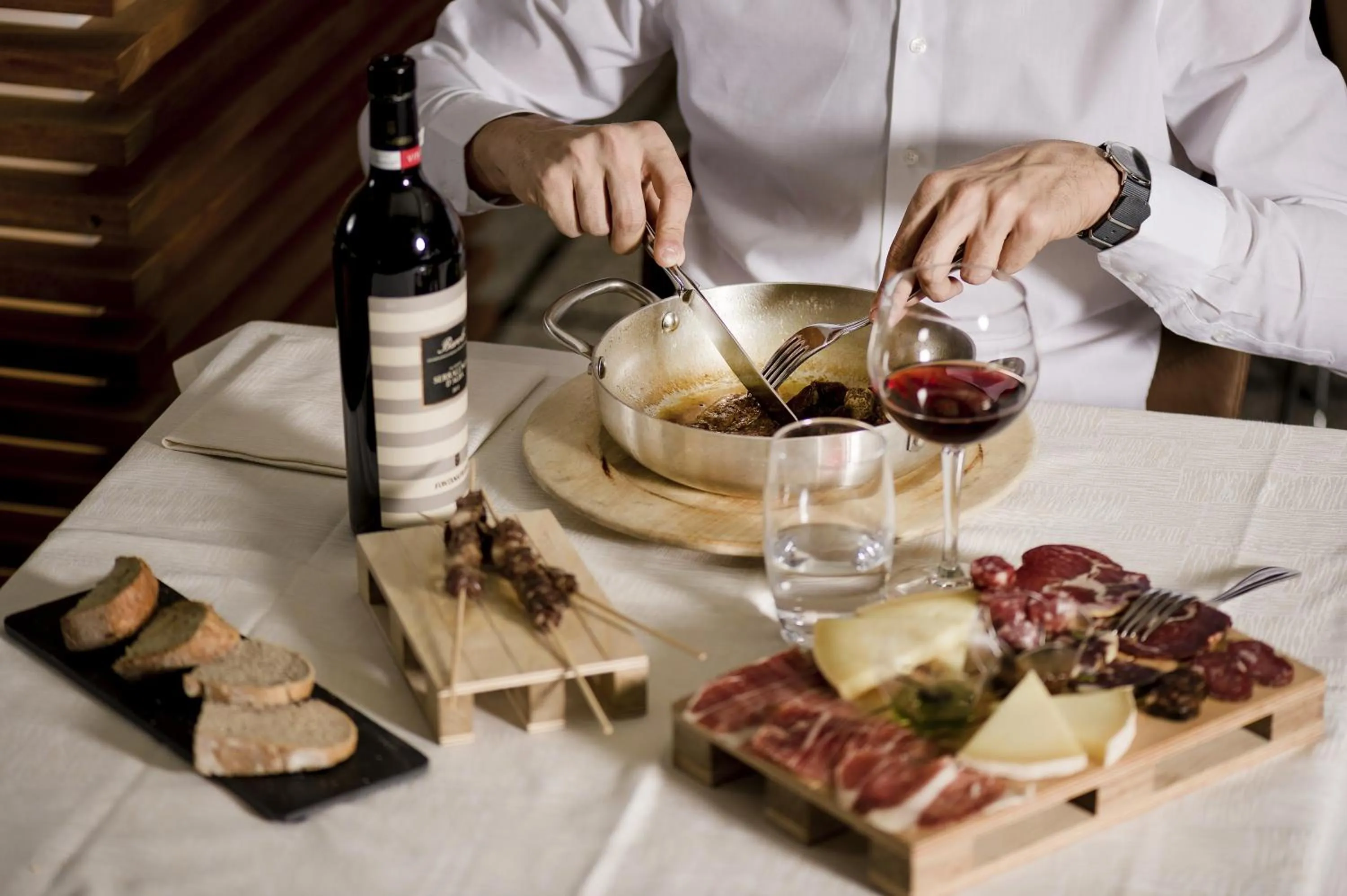 Food close-up in Hotel Ristorante Dragonara