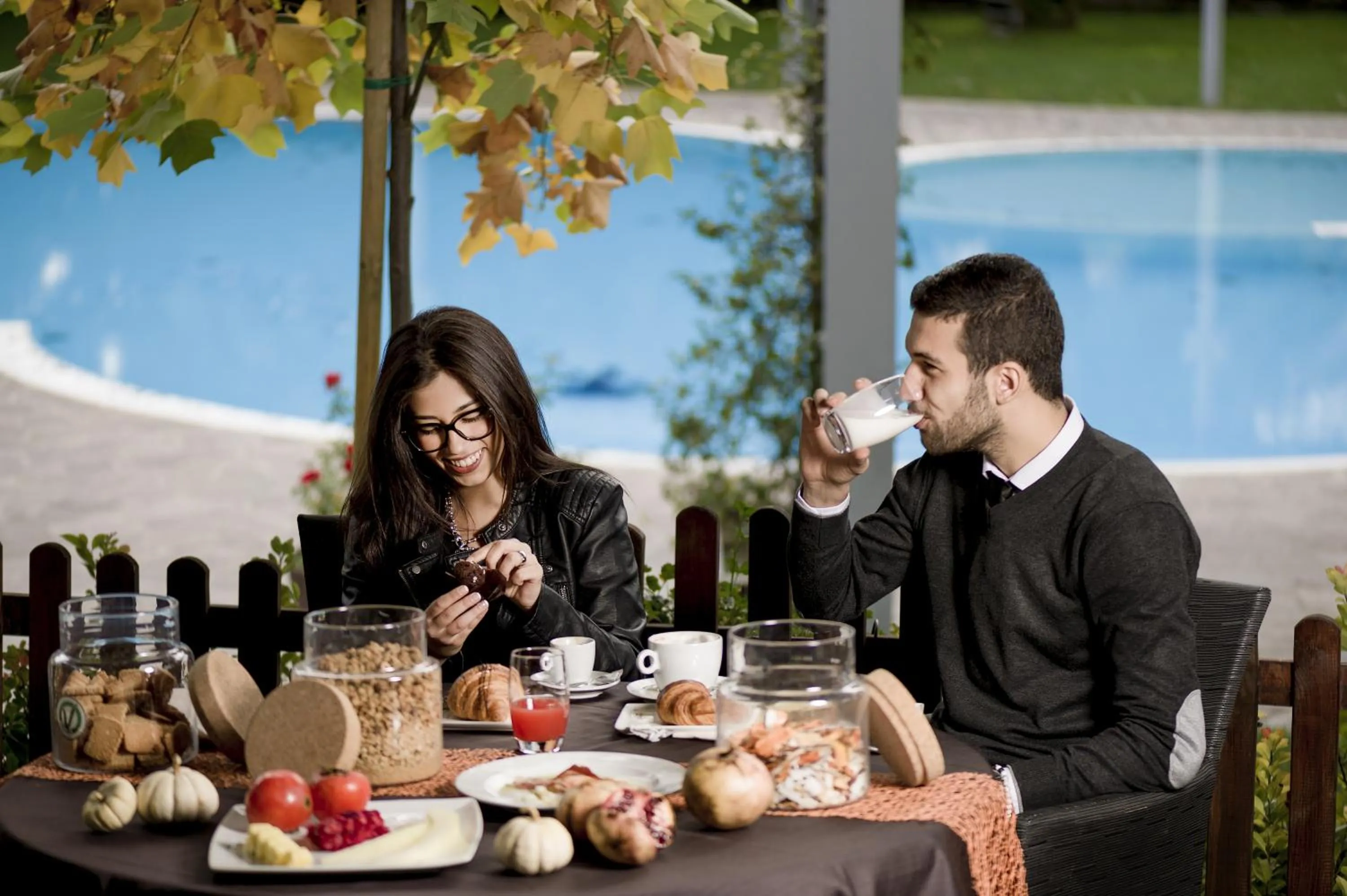 Continental breakfast in Hotel Ristorante Dragonara