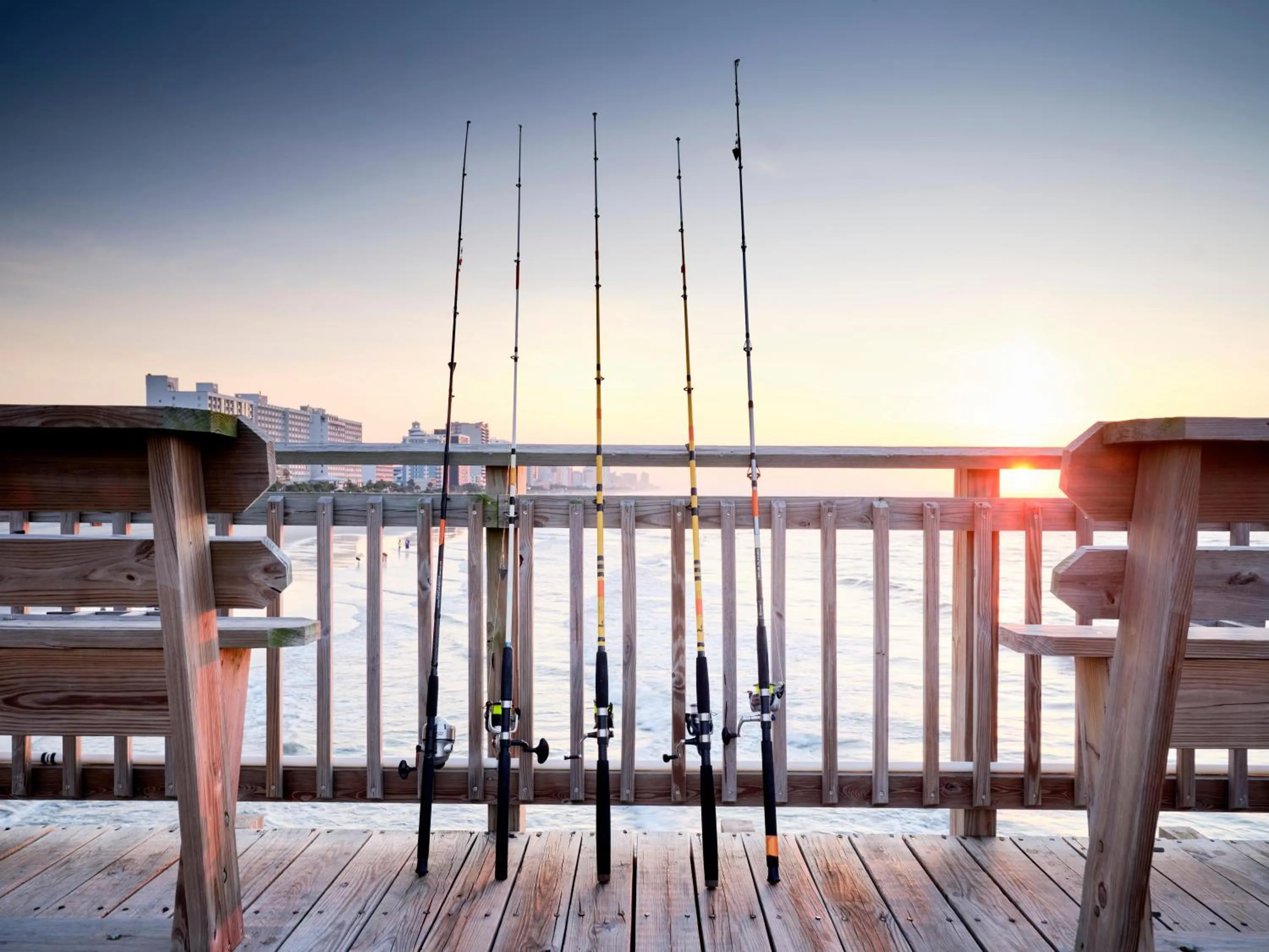 Fishing in DoubleTree Resort by Hilton Myrtle Beach Oceanfront