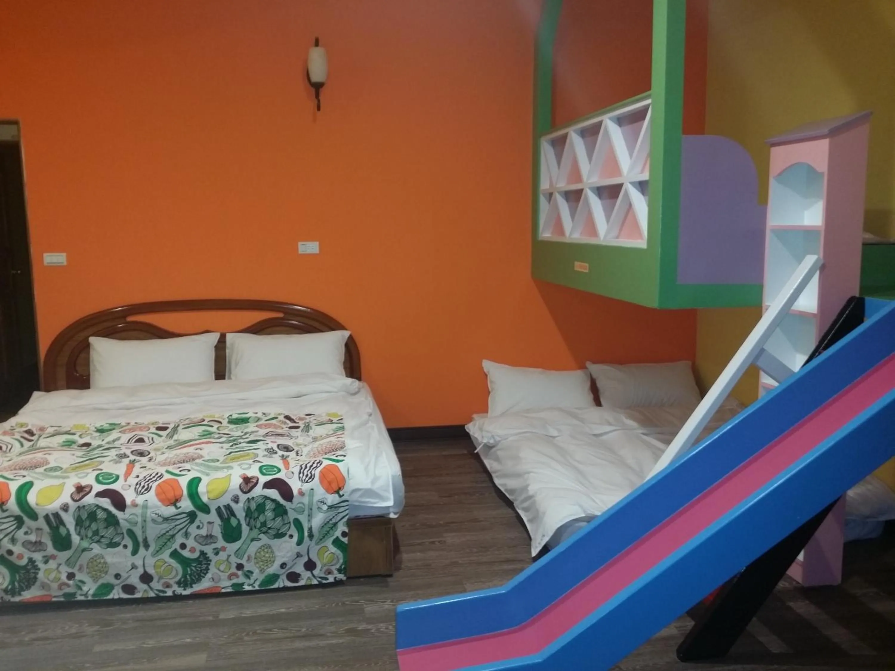 Bed in Sun Moon Flower Homestay