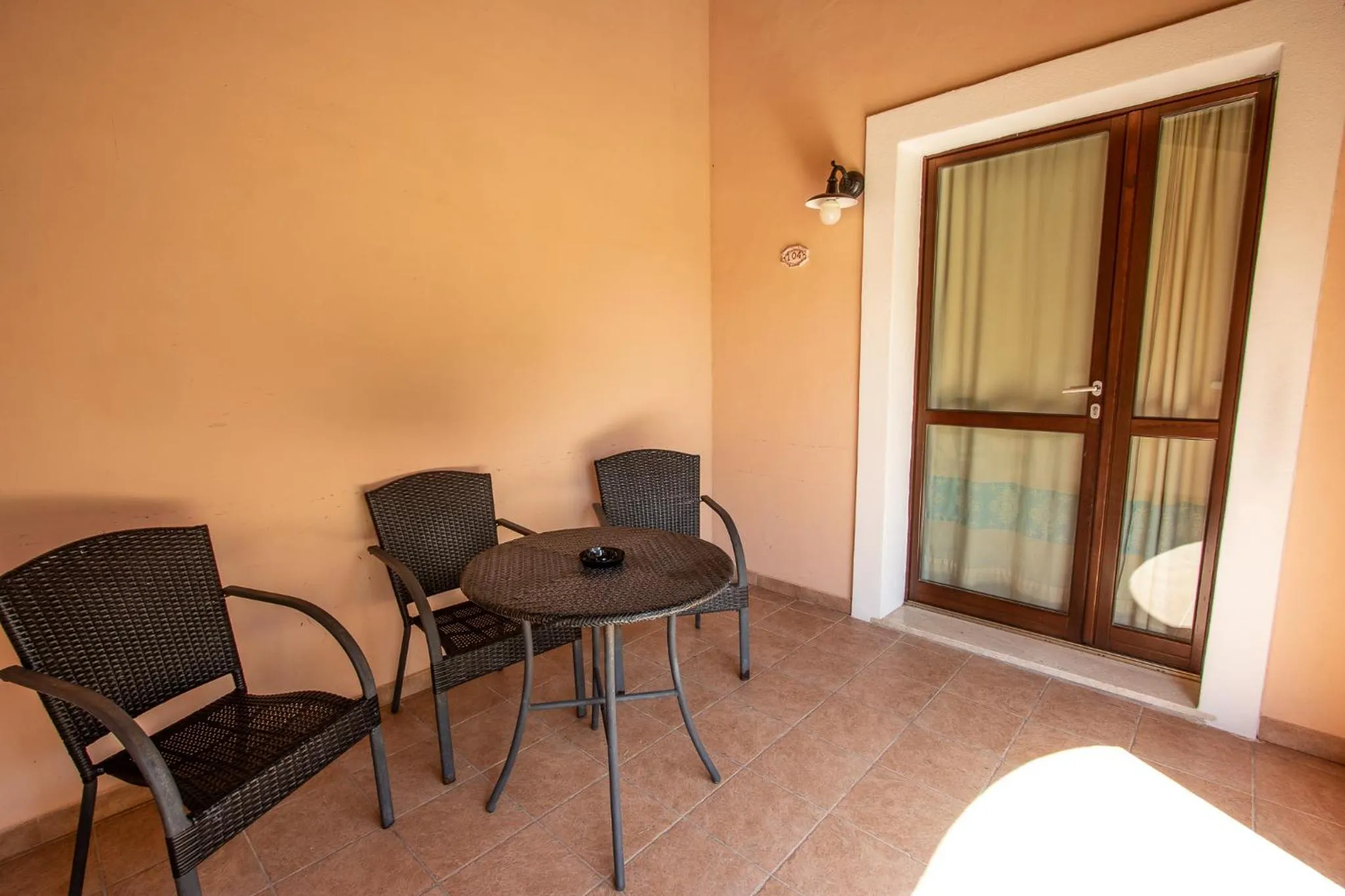 Patio in Alma Resort