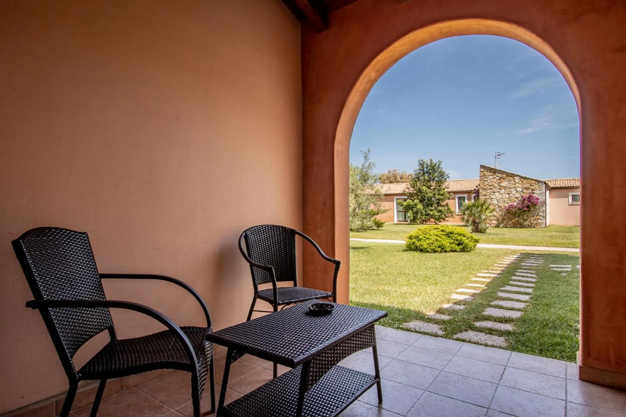 Patio in Alma Resort