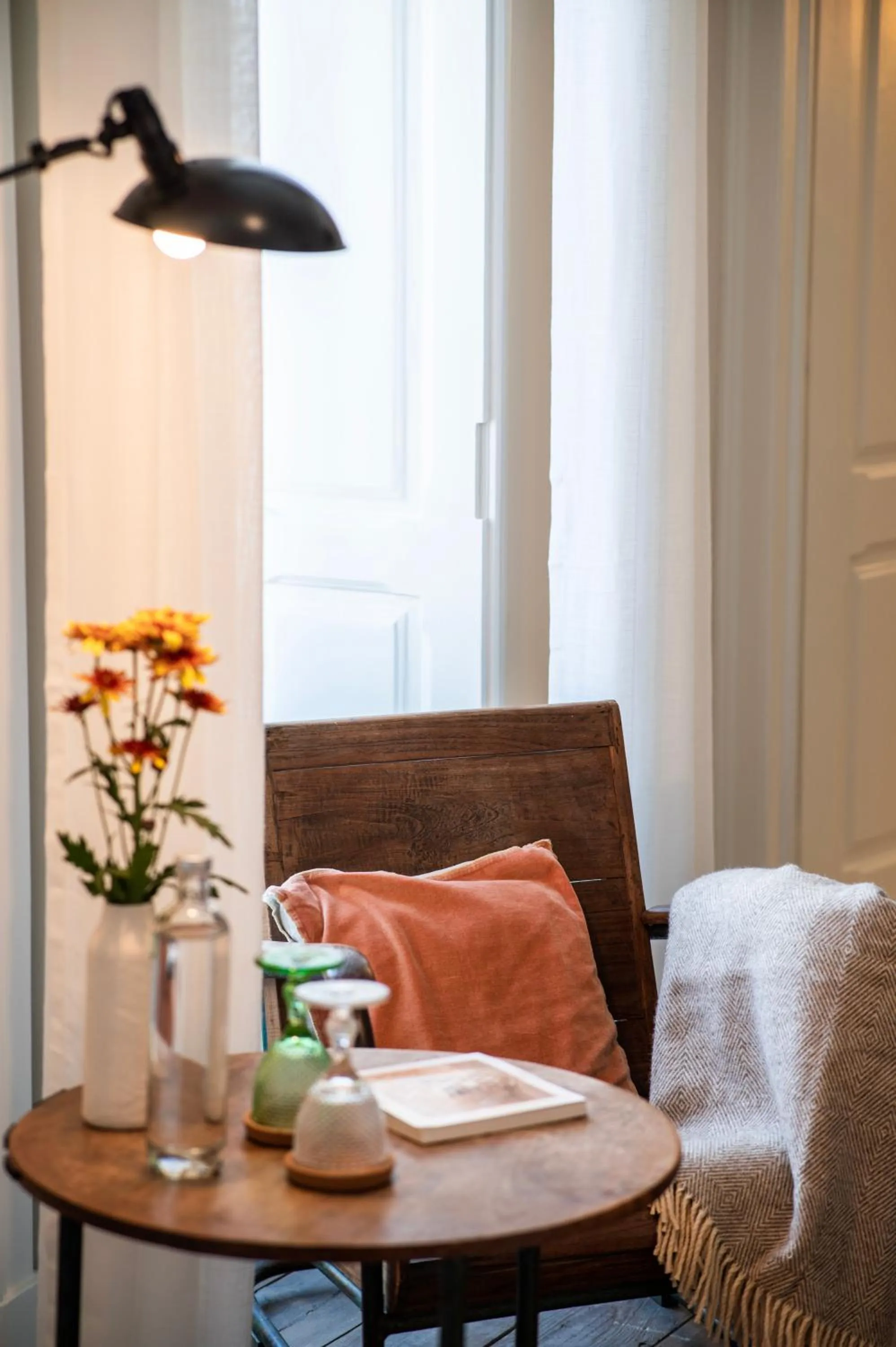 Decorative detail, Bed in Casa das Janelas com Vista