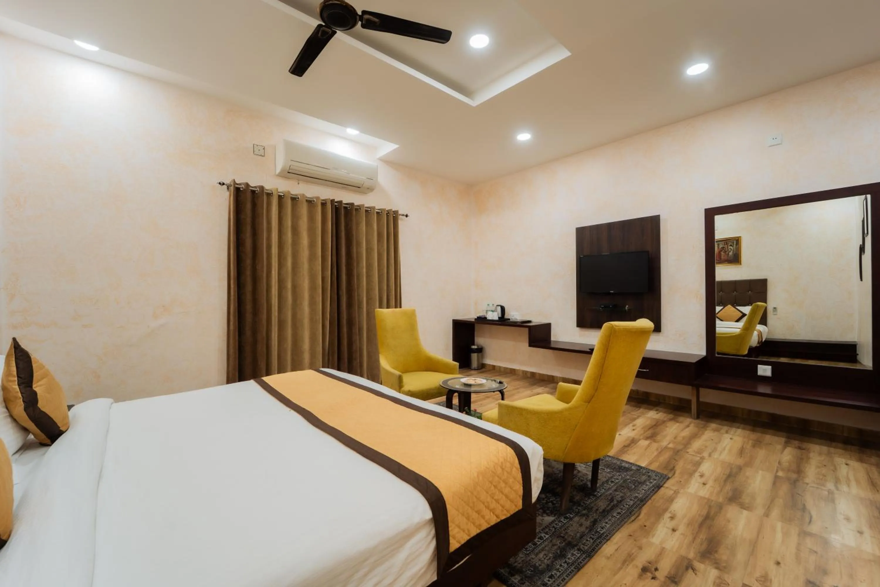 Bed in Thar Exotica Hotel & Resorts In Bikaner