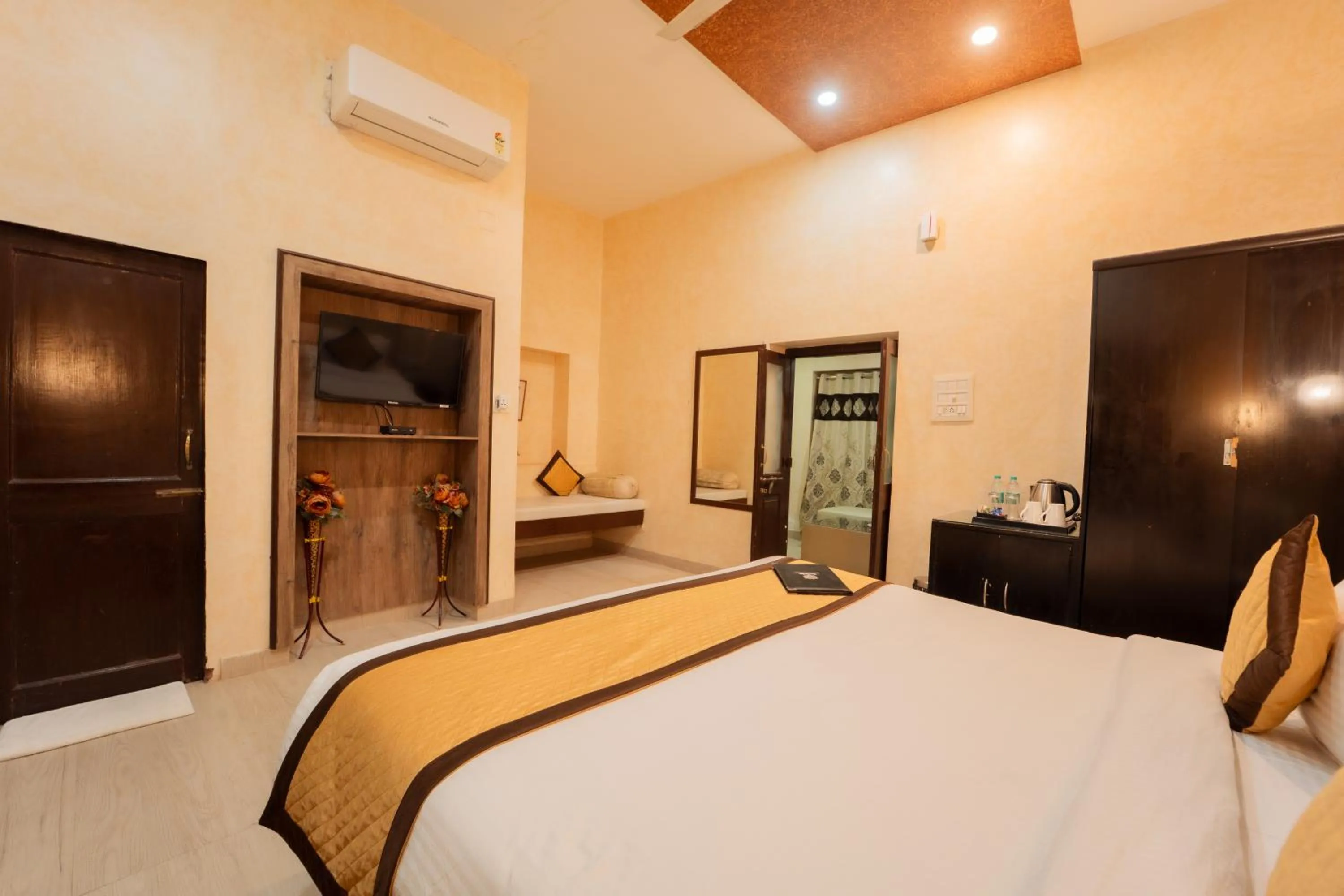 Bed in Thar Exotica Hotel & Resorts In Bikaner
