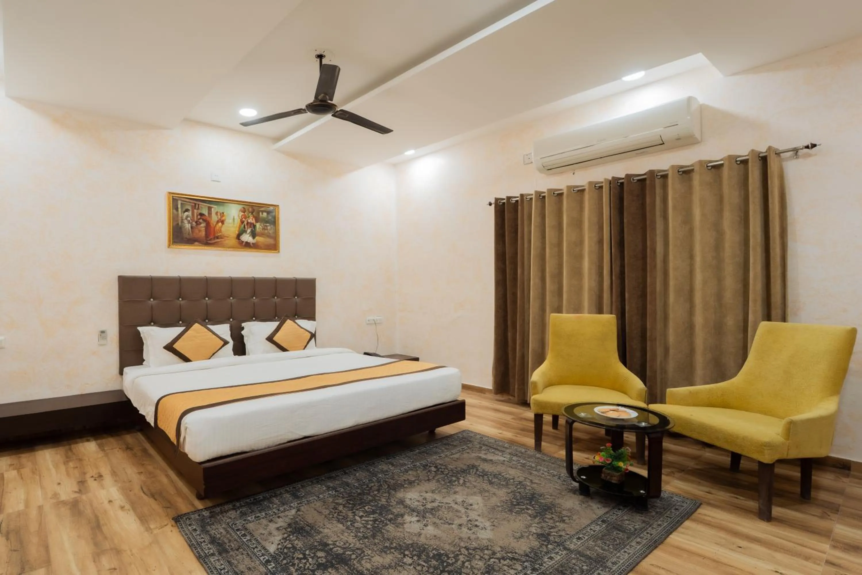 Bed in Thar Exotica Hotel & Resorts In Bikaner
