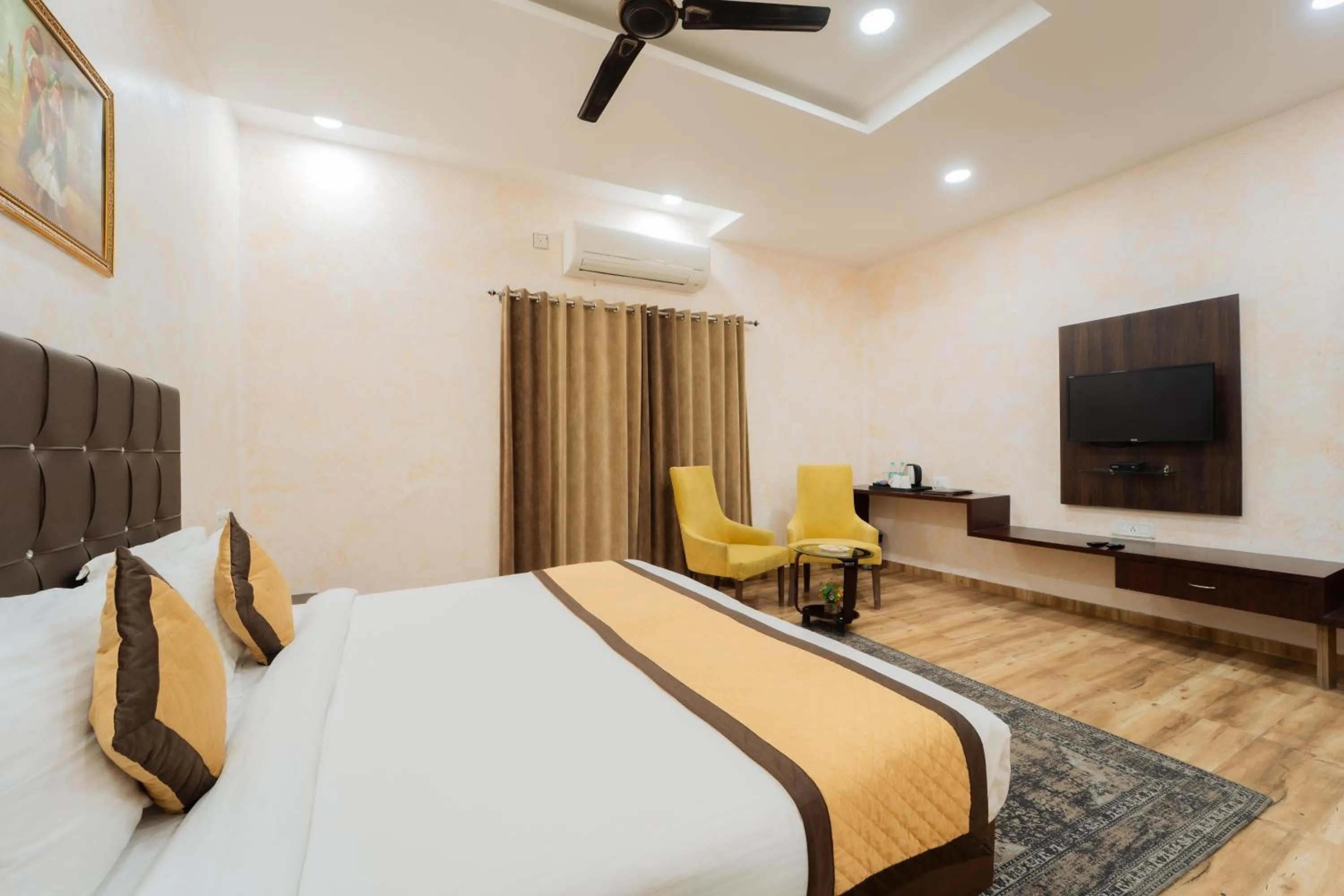 Bed in Thar Exotica Hotel & Resorts In Bikaner