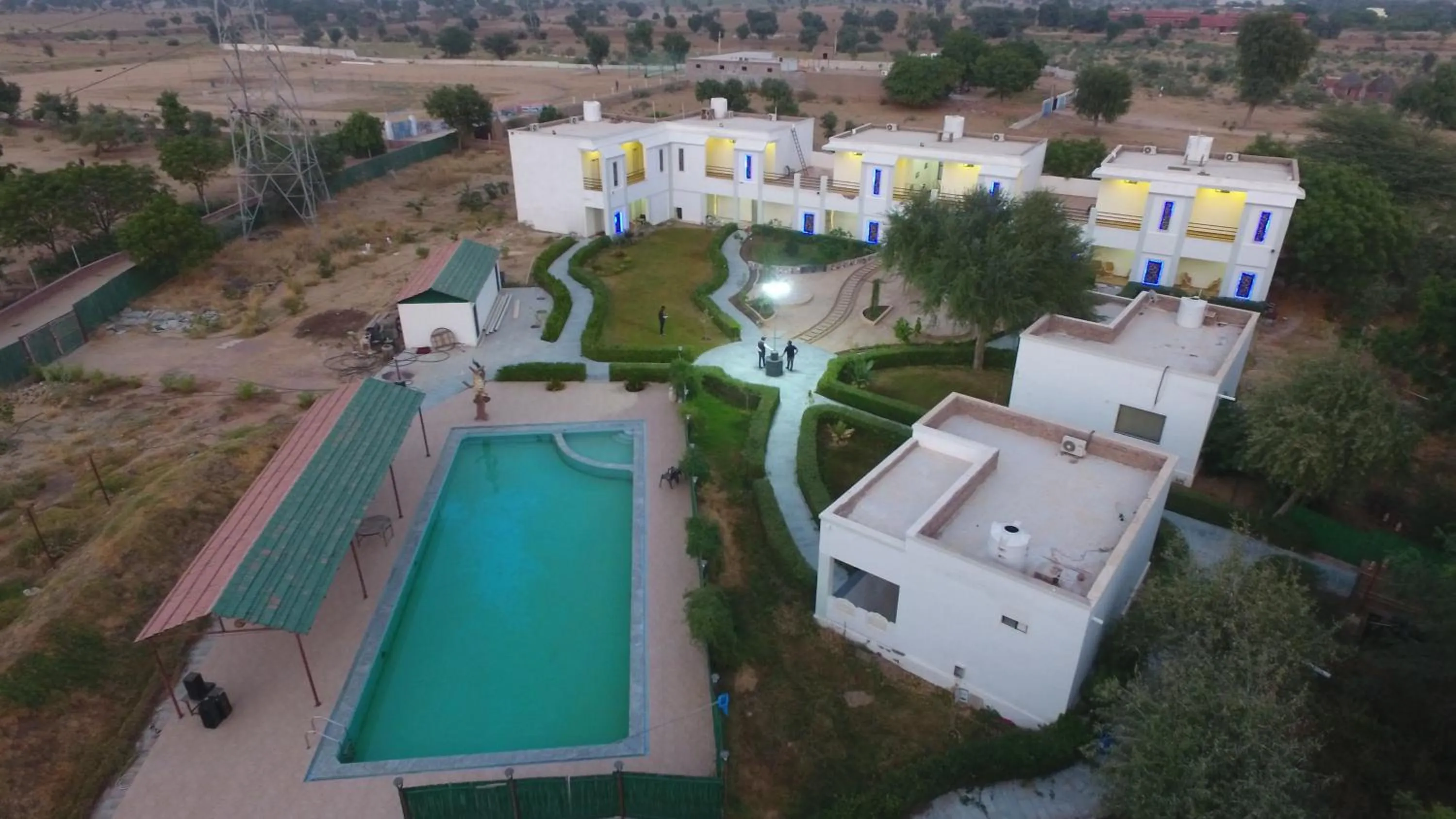 Swimming pool in Thar Exotica Hotel & Resorts In Bikaner