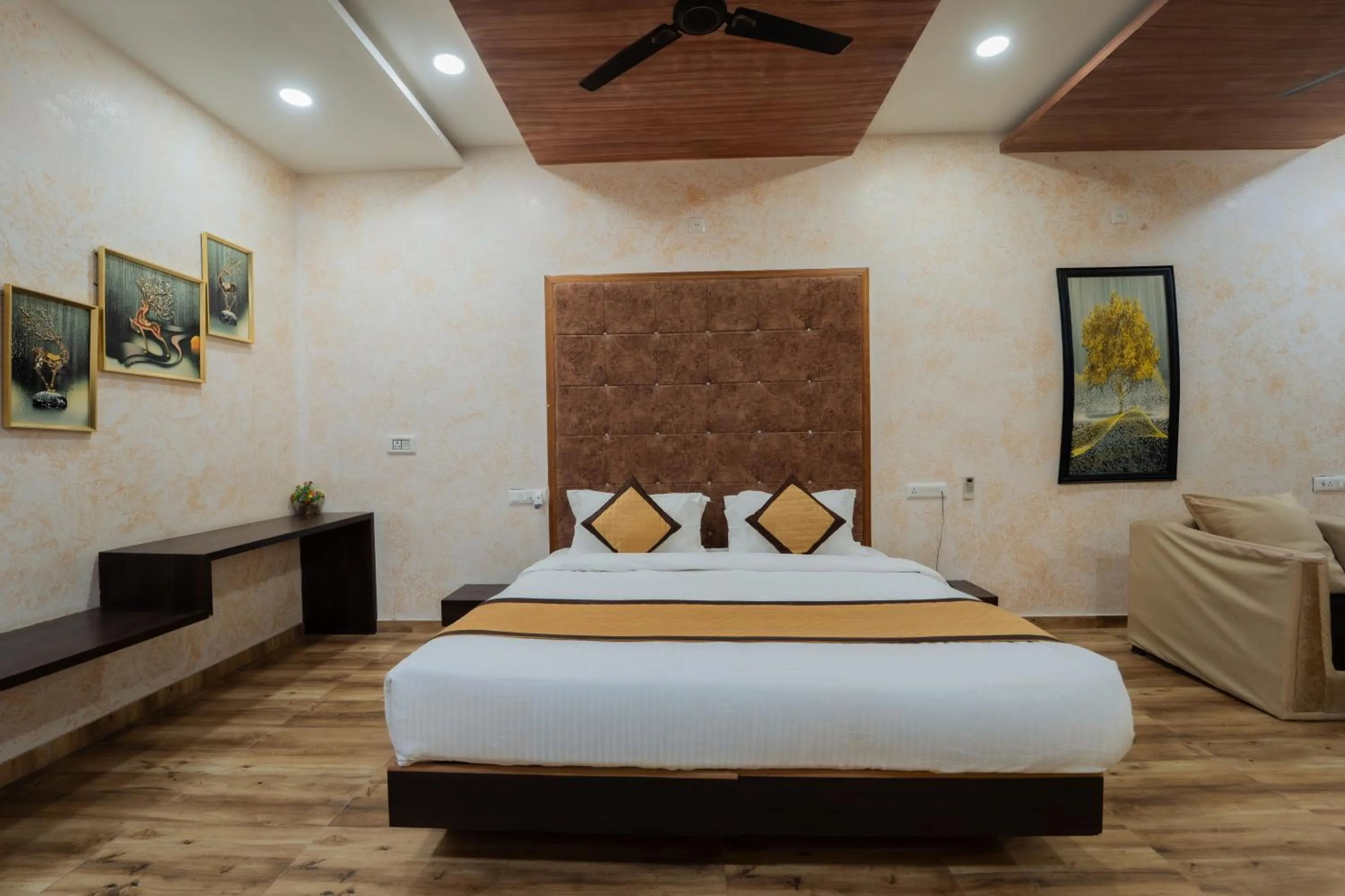 Bed in Thar Exotica Hotel & Resorts In Bikaner
