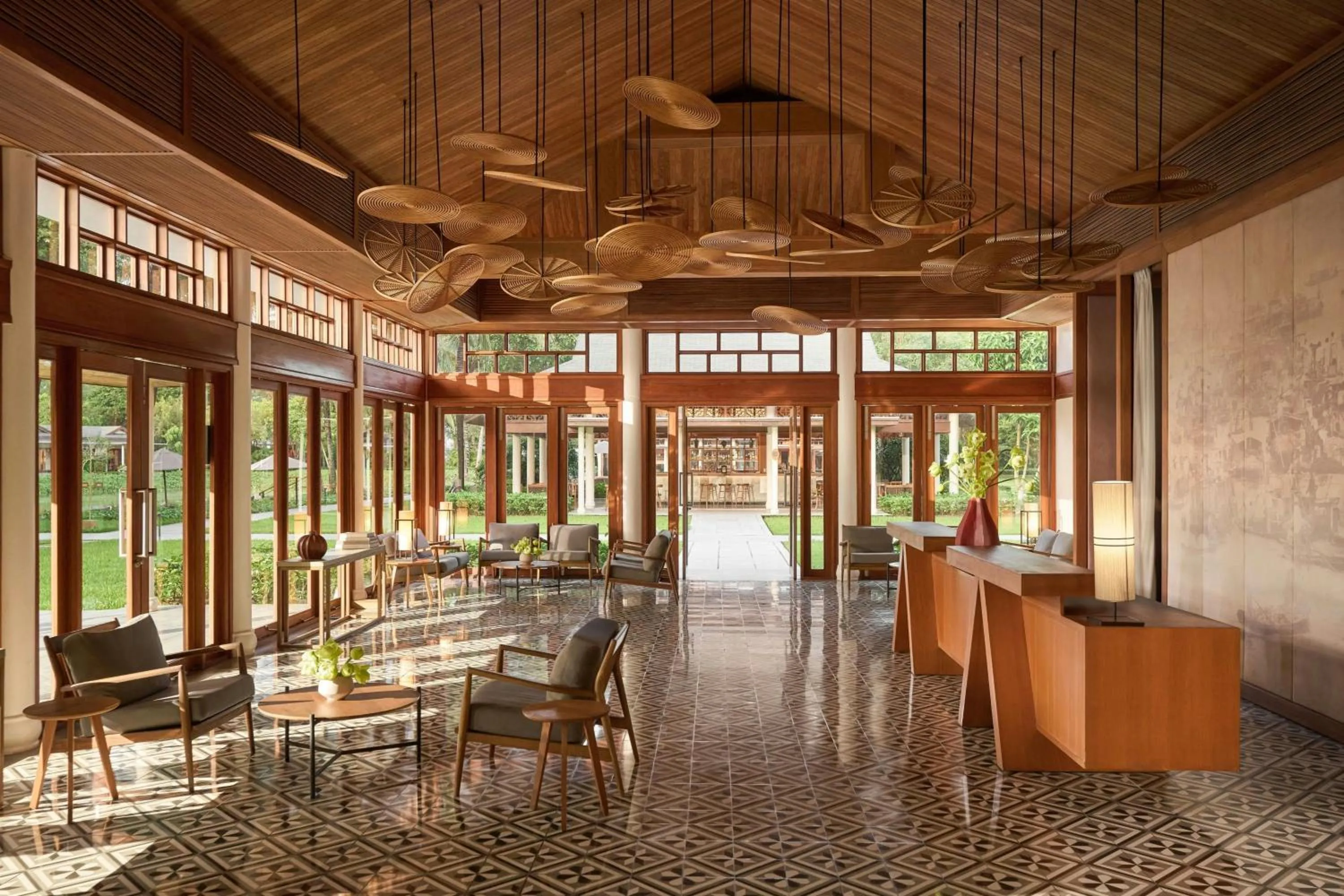 Lobby or reception in Legacy Mekong, Can Tho, Autograph Collection