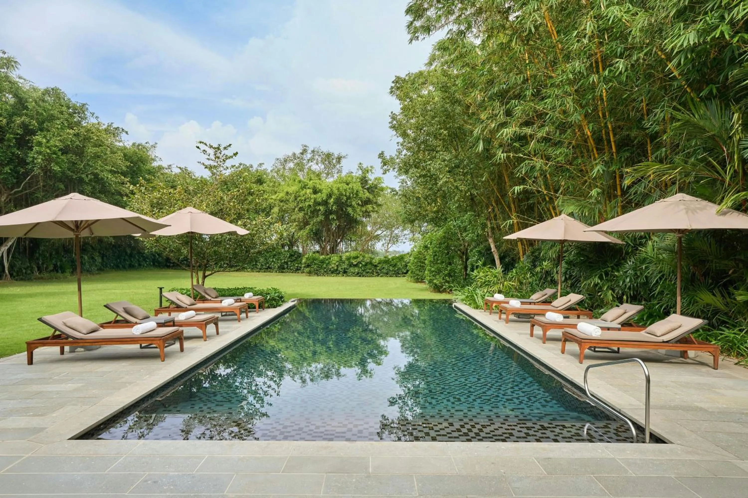 Swimming pool in Legacy Mekong, Can Tho, Autograph Collection