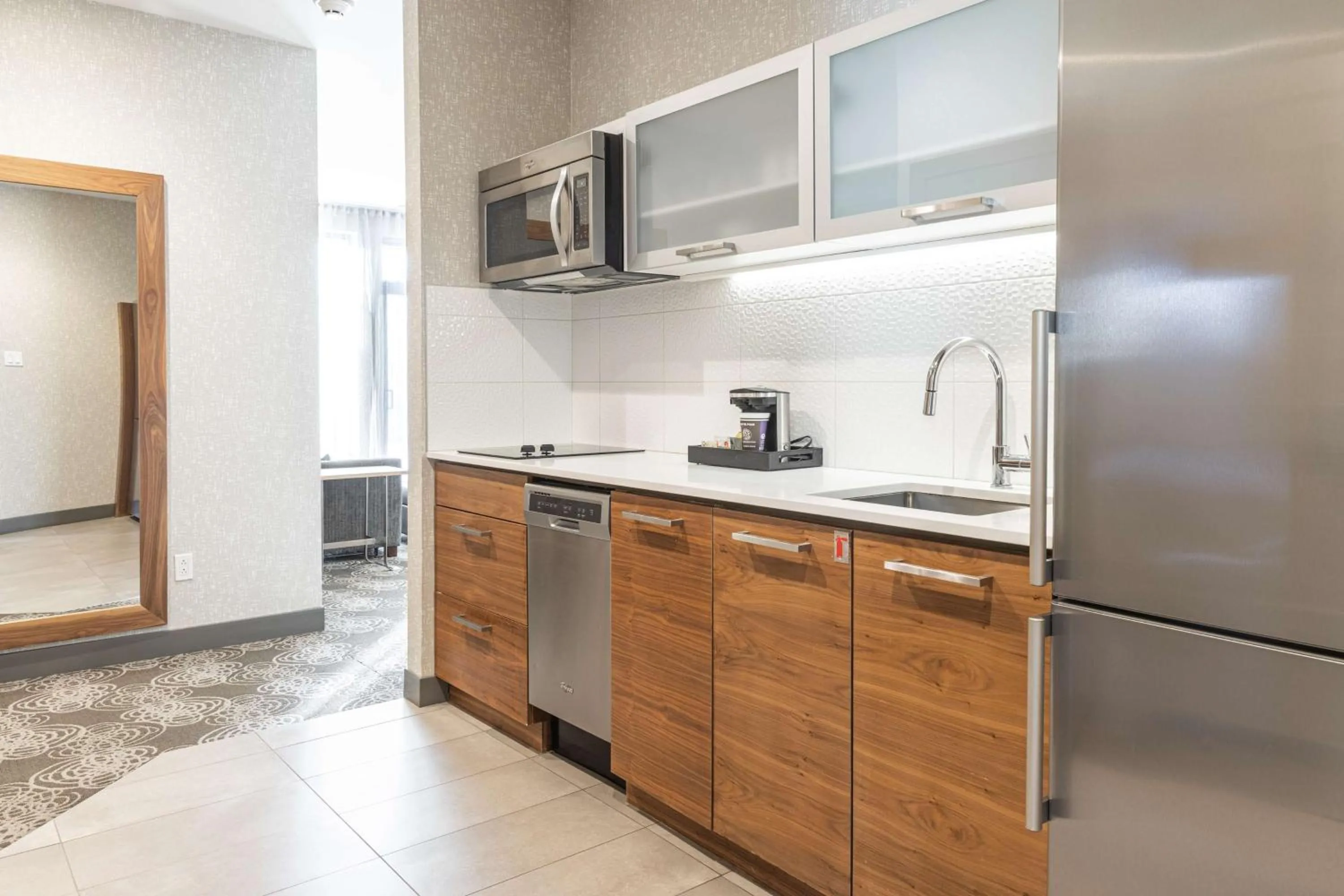 Kitchen or kitchenette in Hilton Montreal/Laval