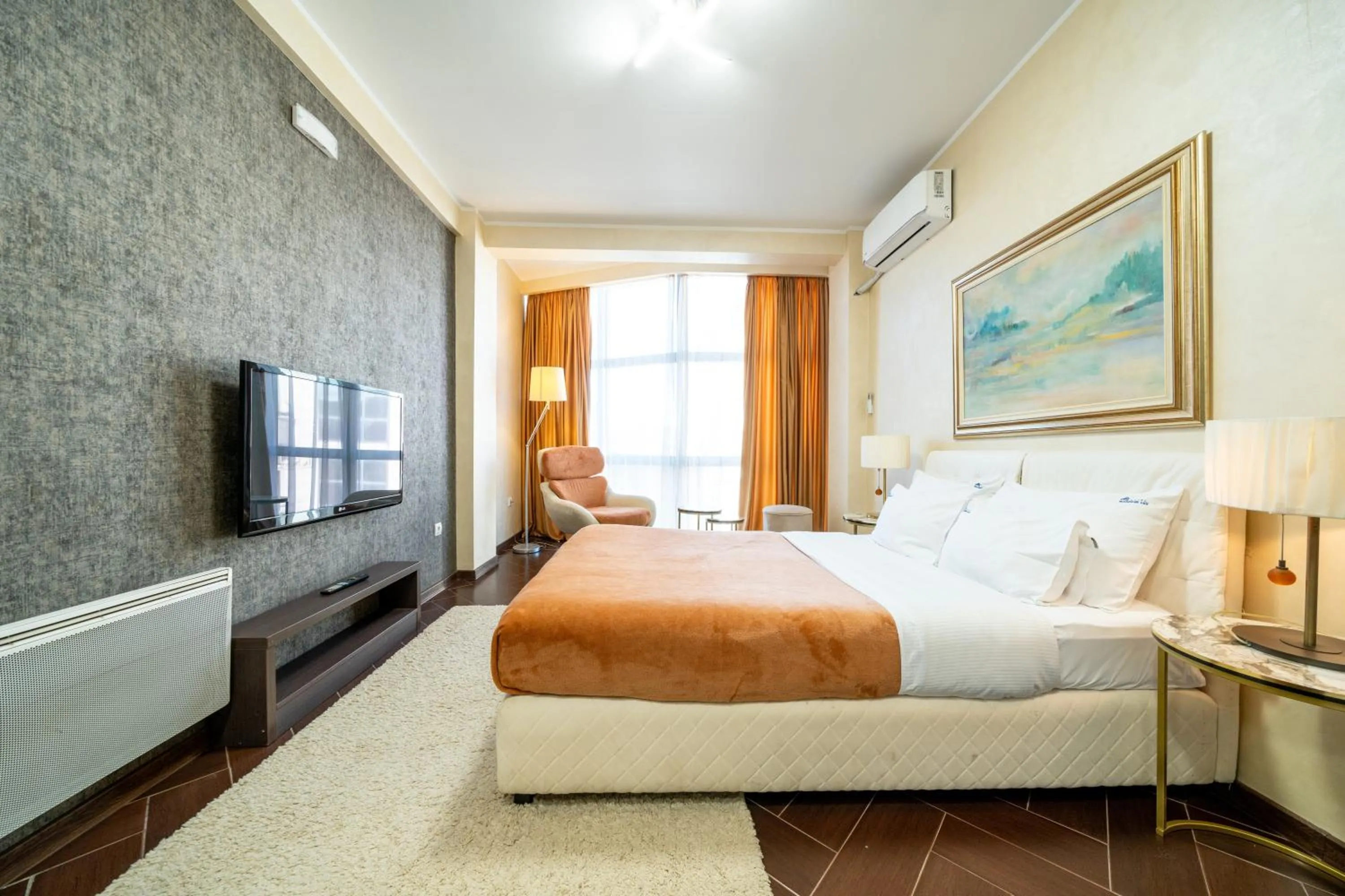 Bed in Hotel Alexandar Lux